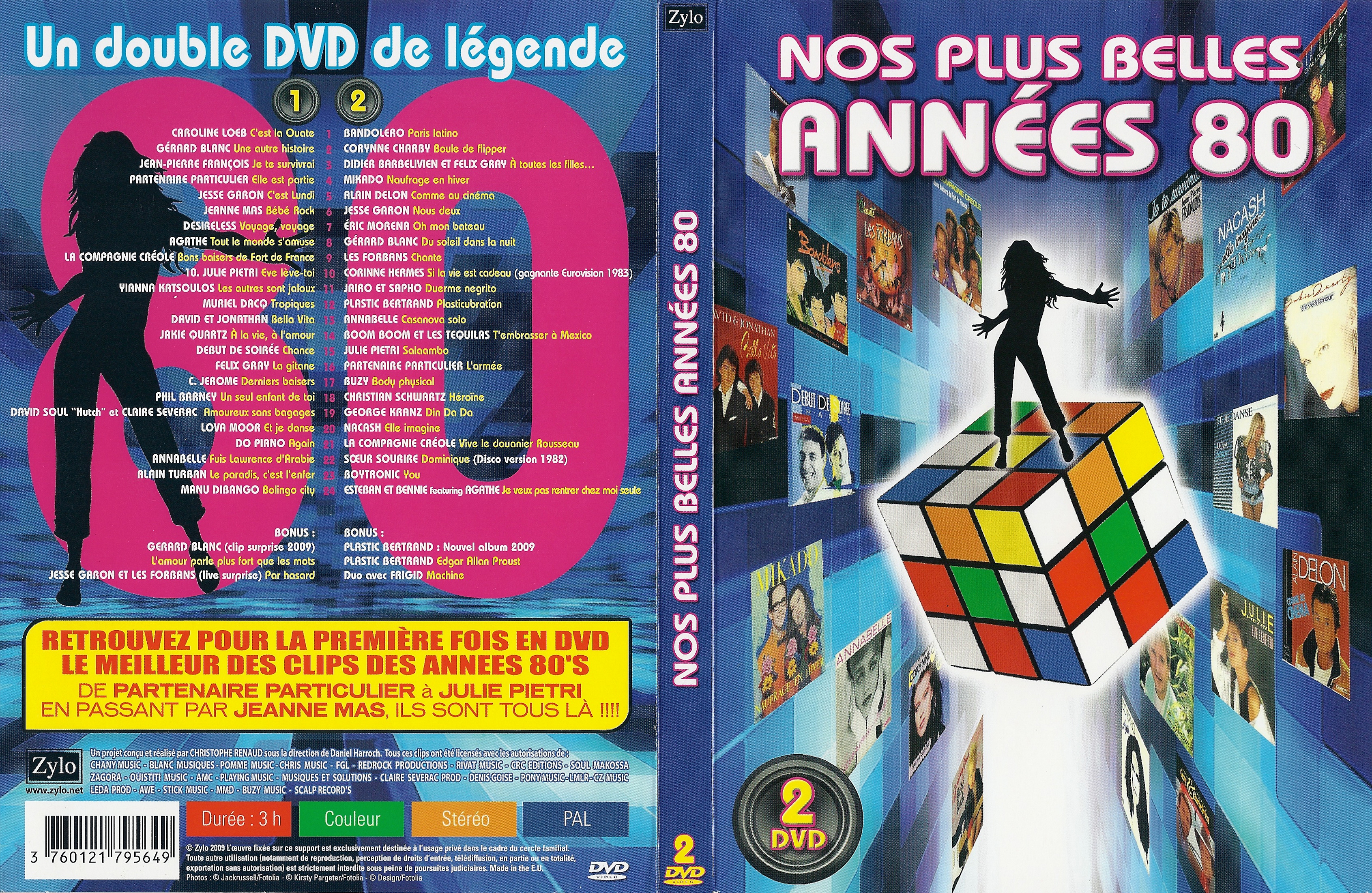 Jaquette DVD Nos plus belles Annes 80