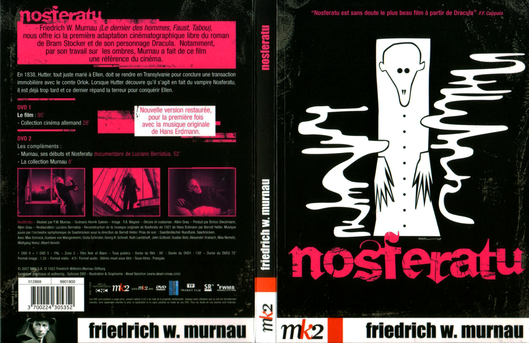 Jaquette DVD Nosferatu v2