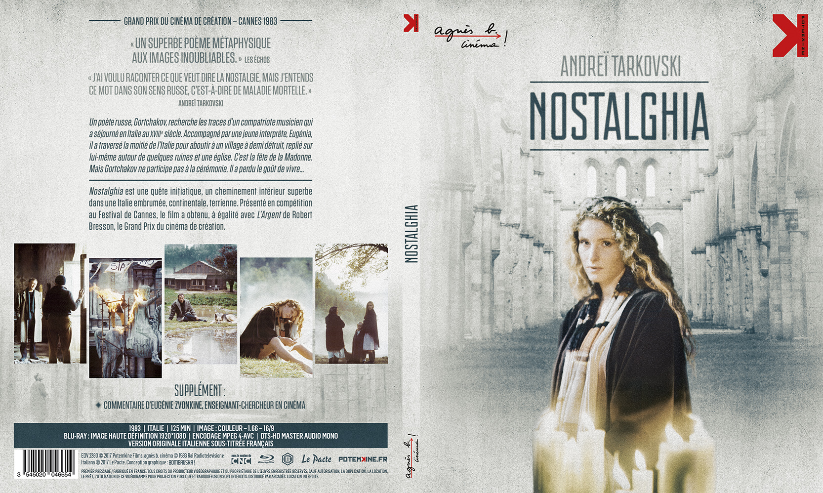 Jaquette DVD Nostalghia (BLU-RAY)