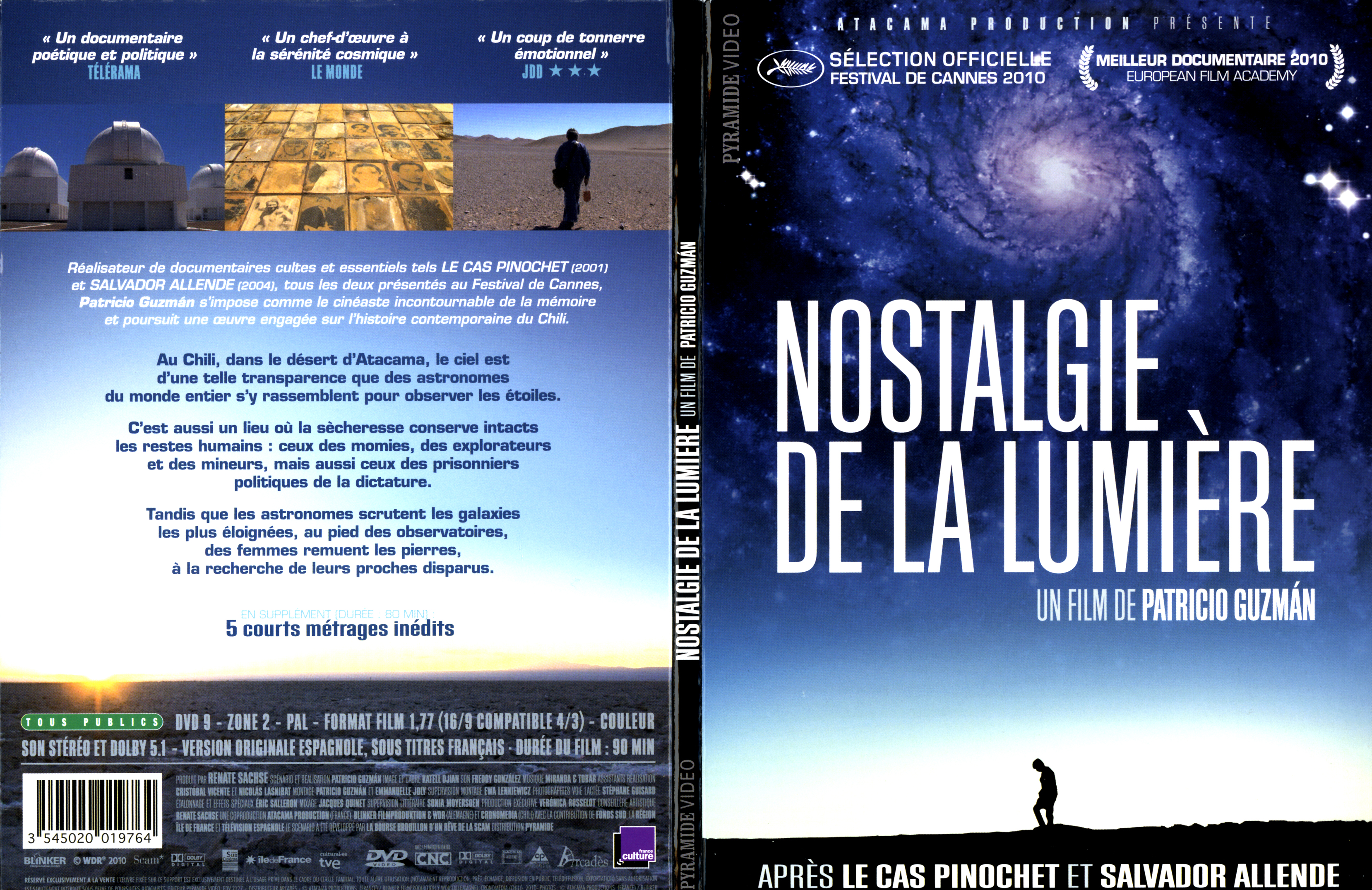 Jaquette DVD Nostalgie de la lumire