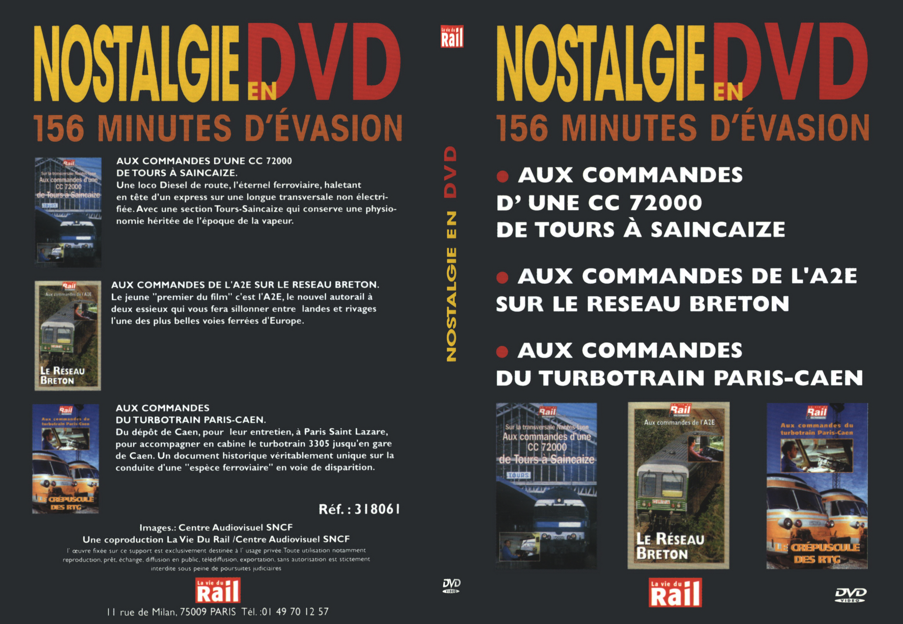 Jaquette DVD Nostalgie en DVD - SLIM