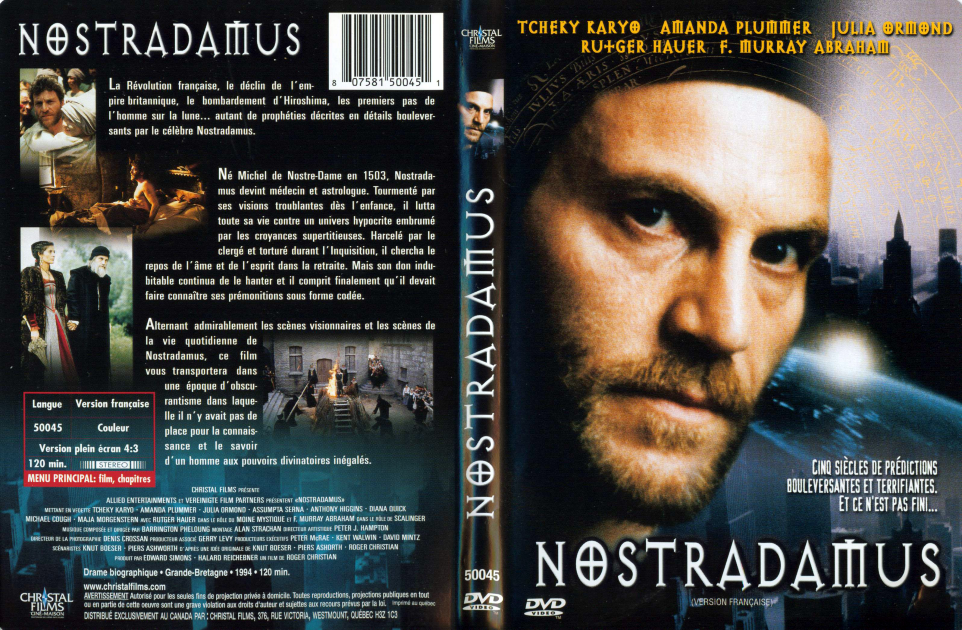 Jaquette DVD Nostradamus