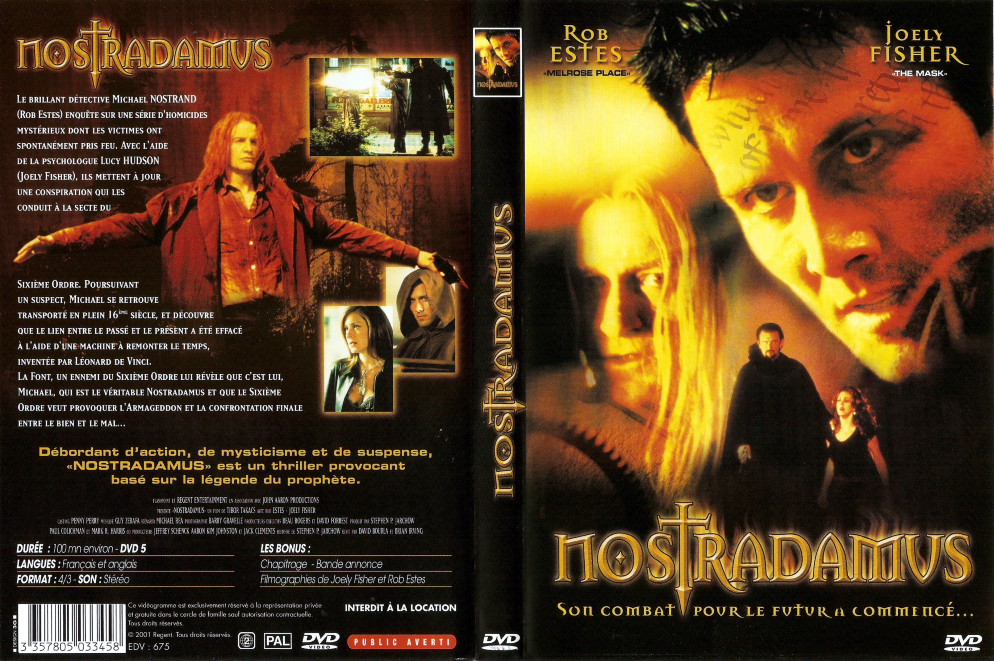 Jaquette DVD Nostradamus (2000)
