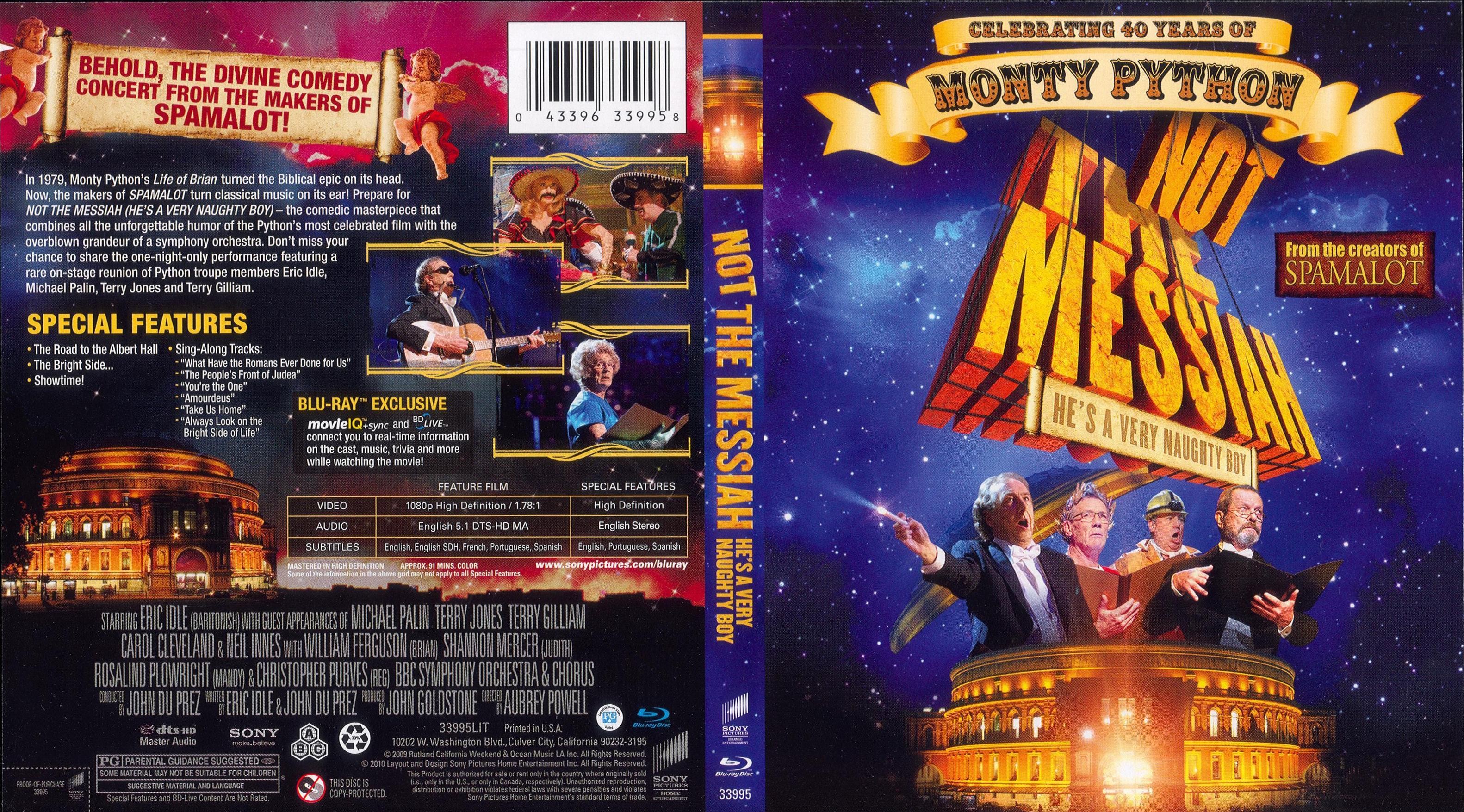 Jaquette DVD Not The Messiah Zone 1 (BLU-RAY)