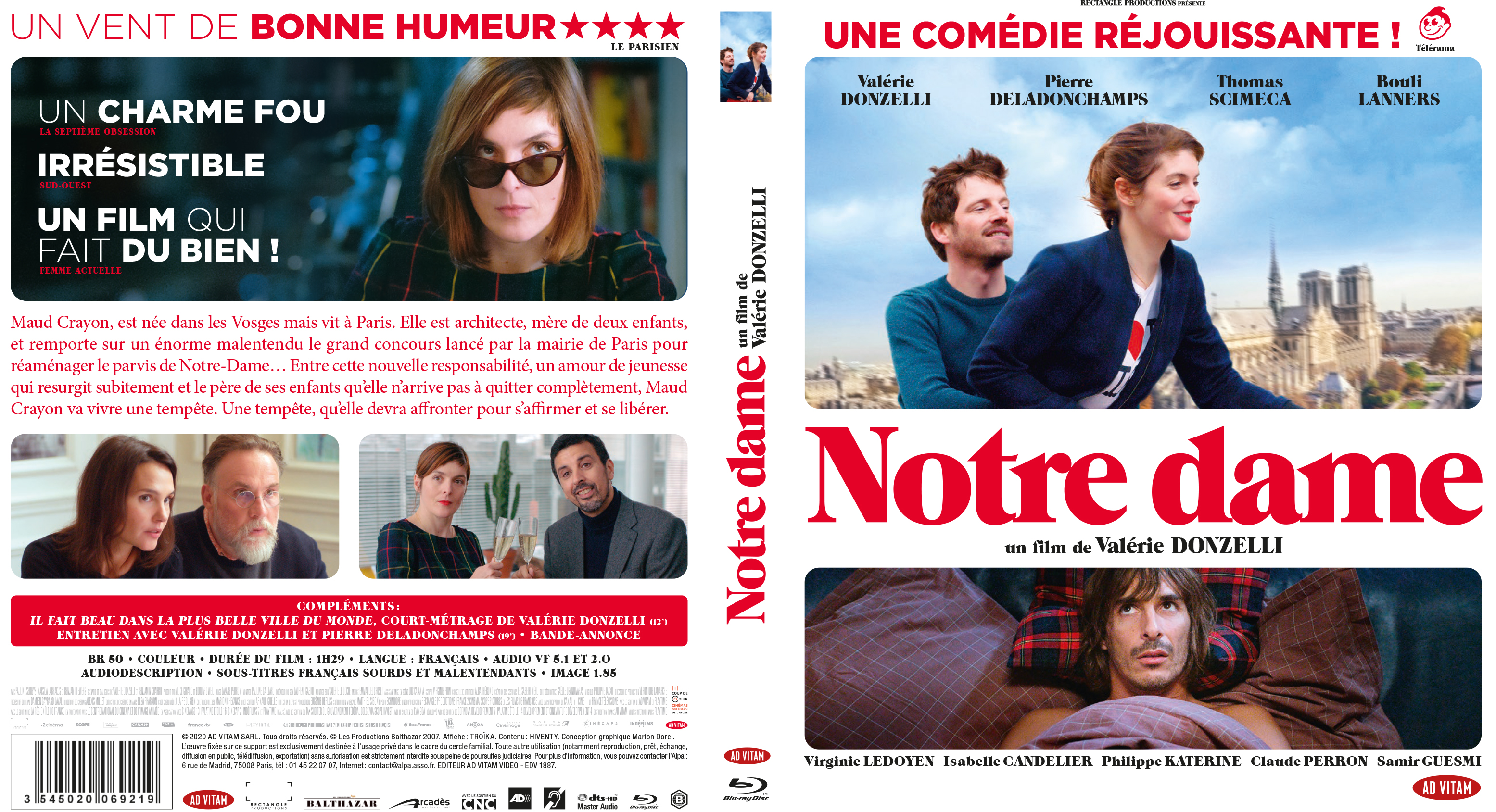 Jaquette DVD Notre dame (BLU-RAY)