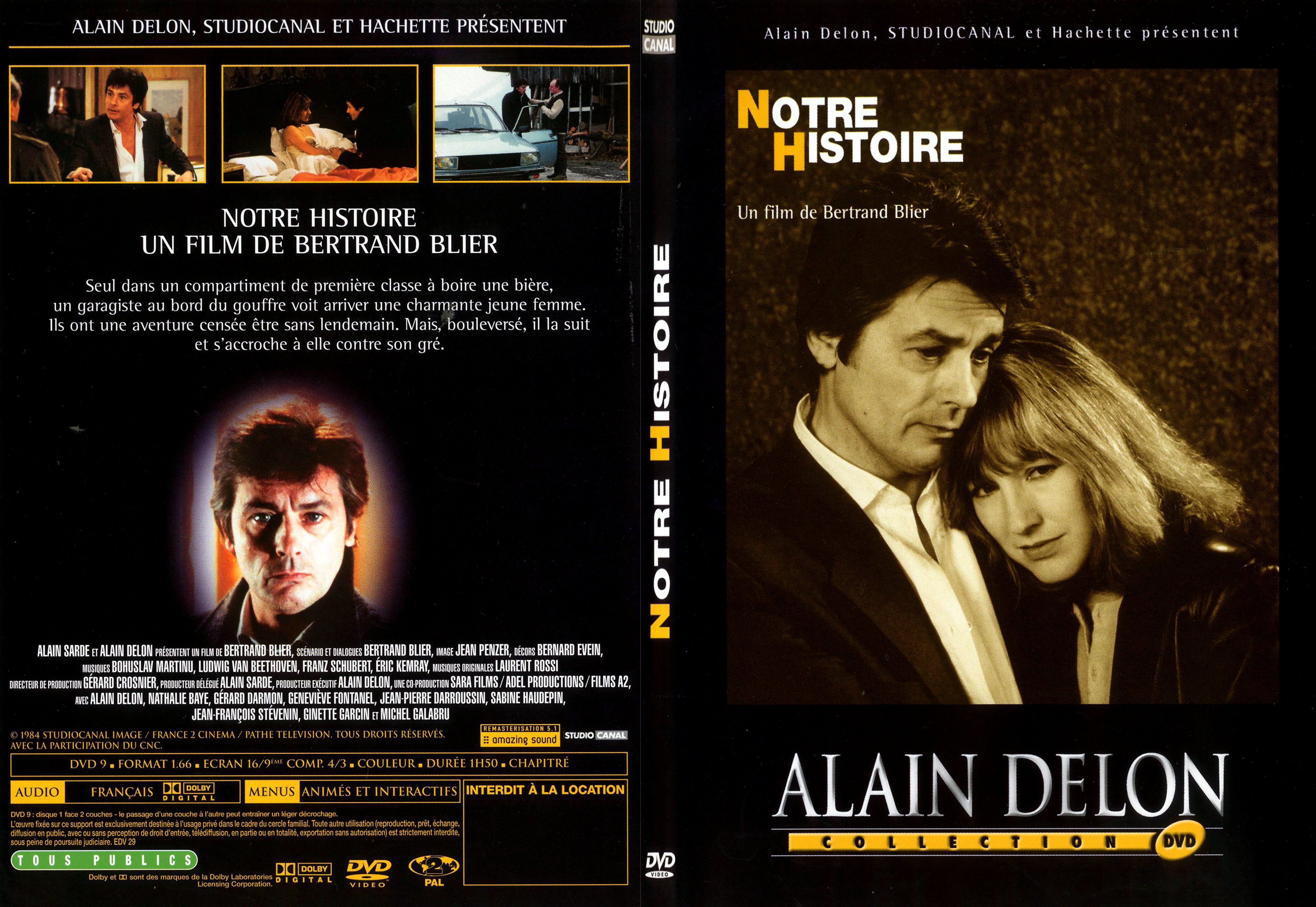 Jaquette DVD Notre histoire - SLIM