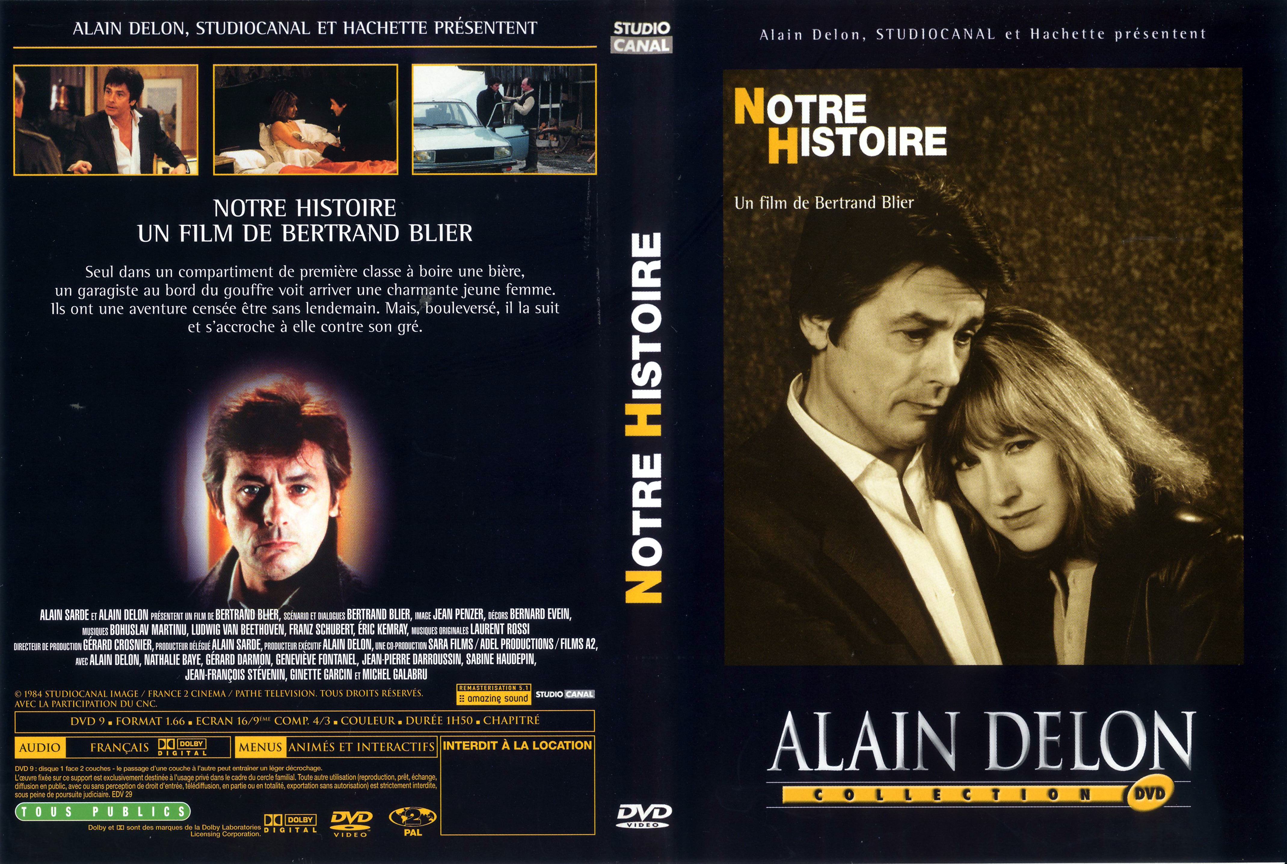 Jaquette DVD Notre histoire v2