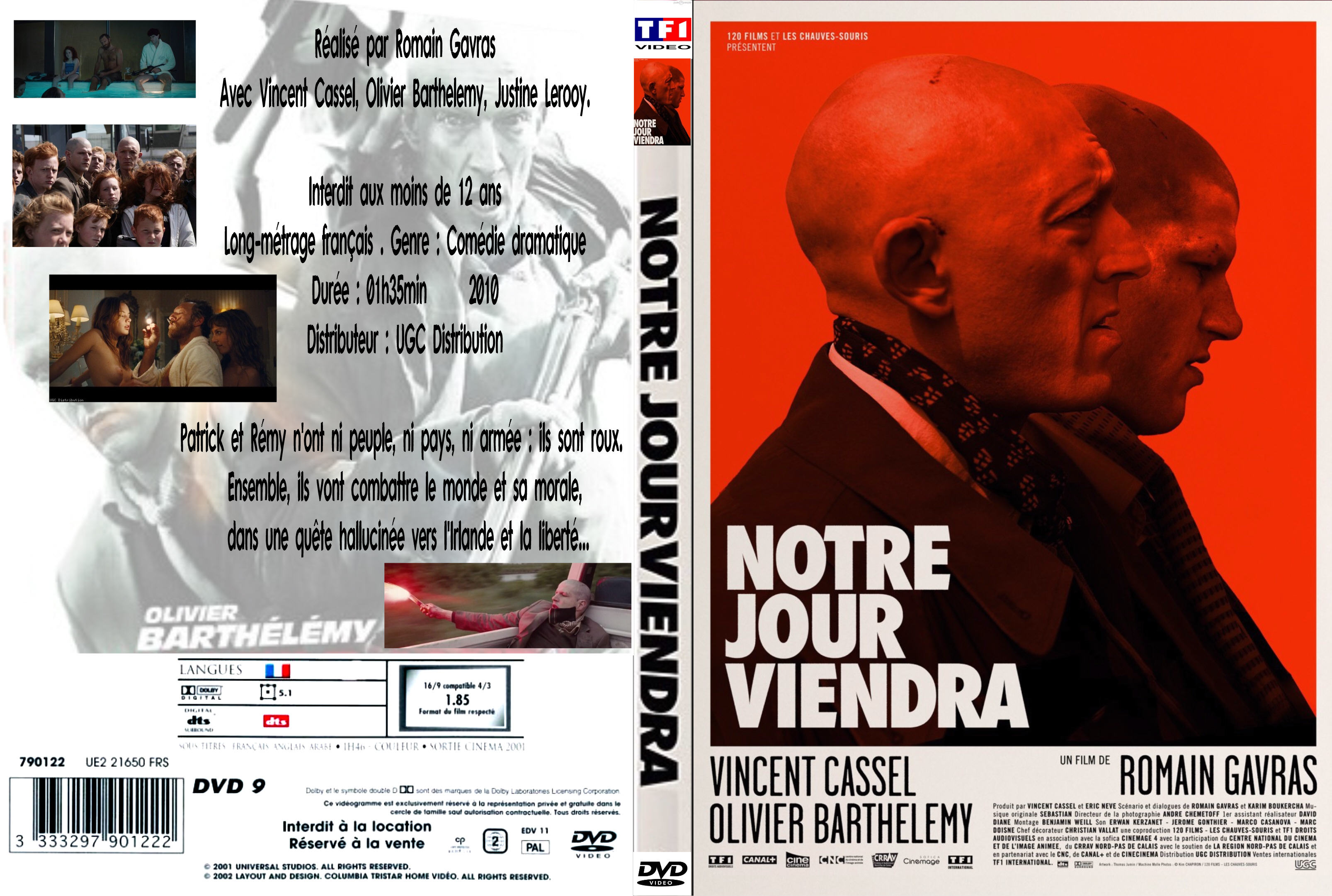 Jaquette DVD Notre jour viendra custom