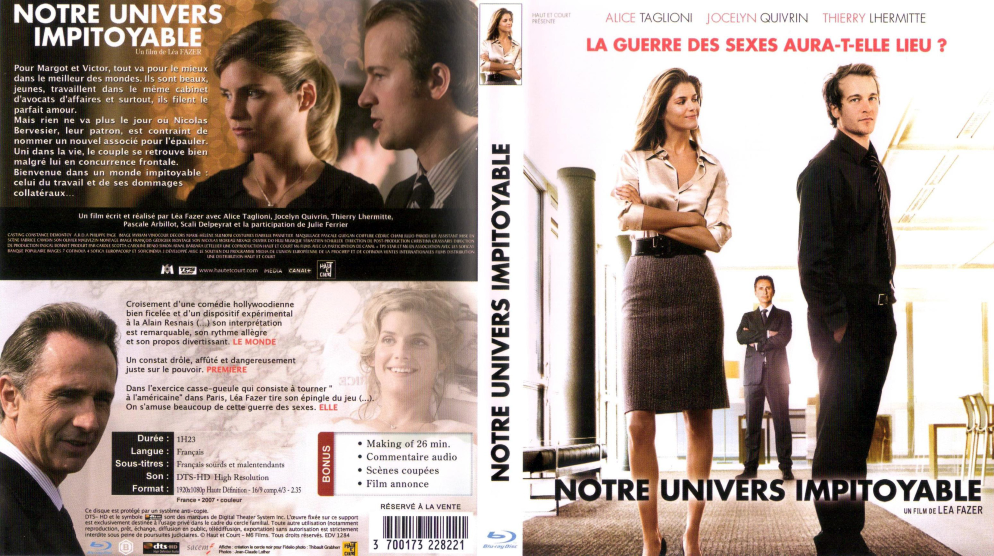 Jaquette DVD Notre univers impitoyable (BLU-RAY)