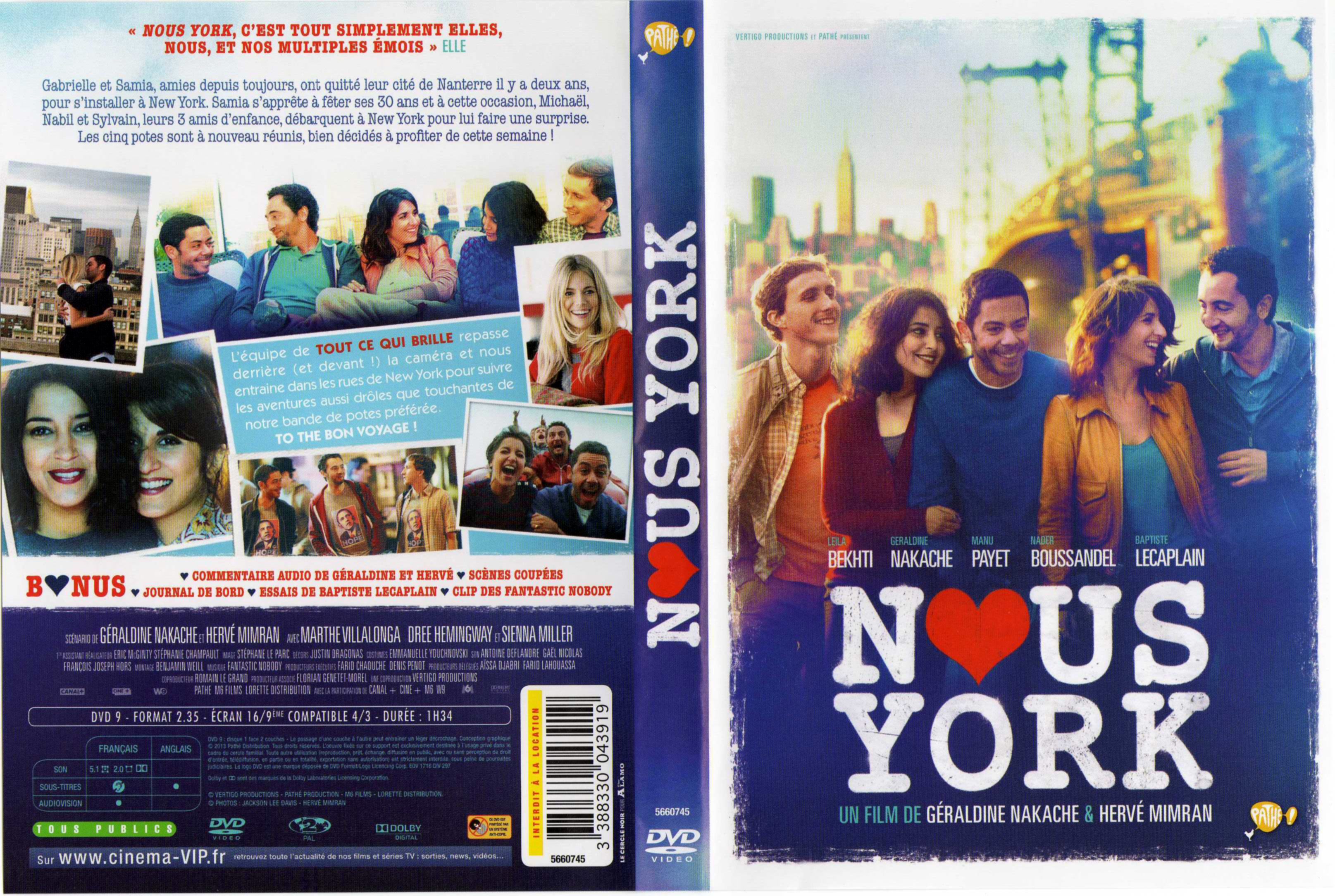 Jaquette DVD Nous York