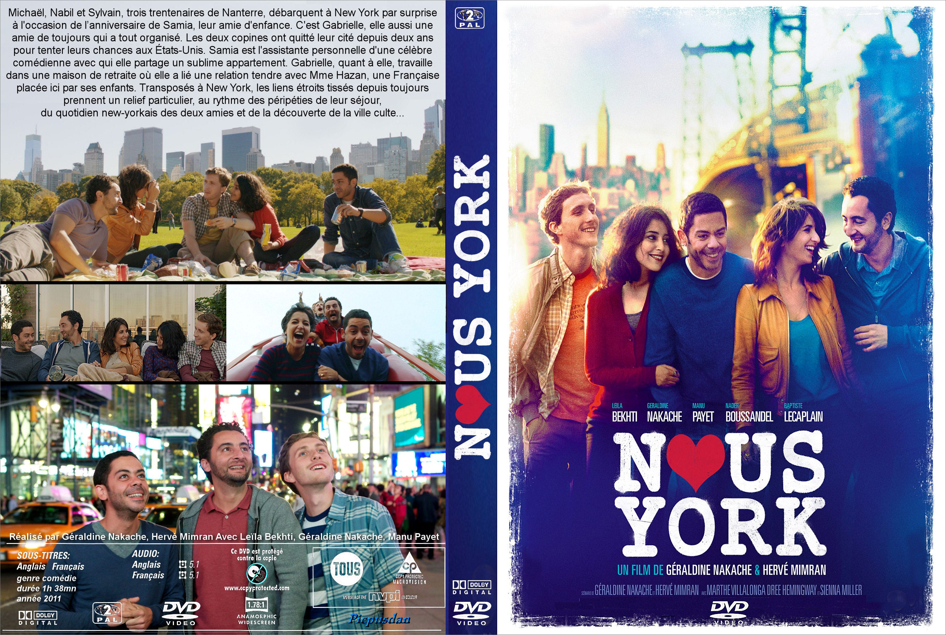Jaquette DVD Nous York custom