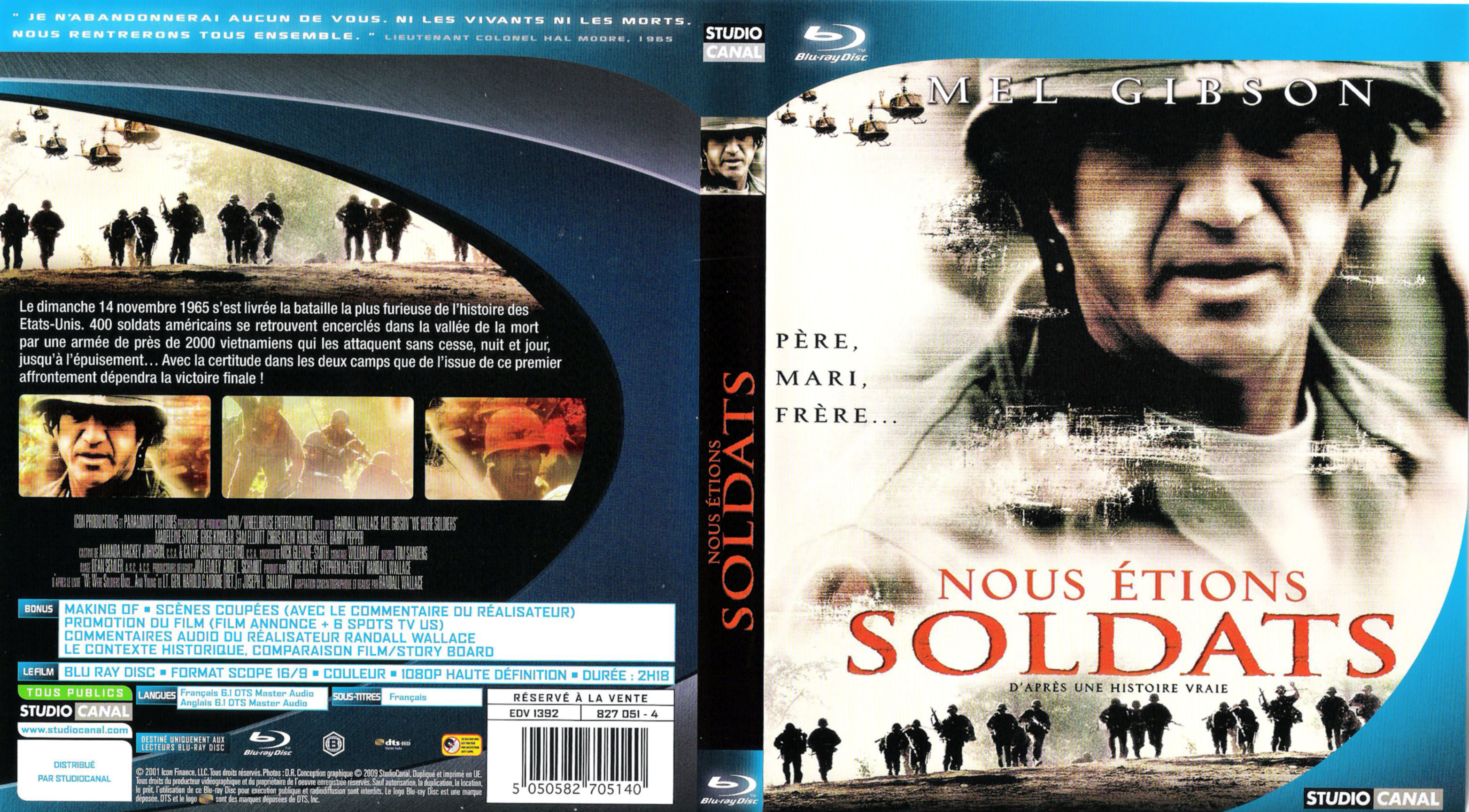 Jaquette DVD Nous tions soldats (BLU-RAY)