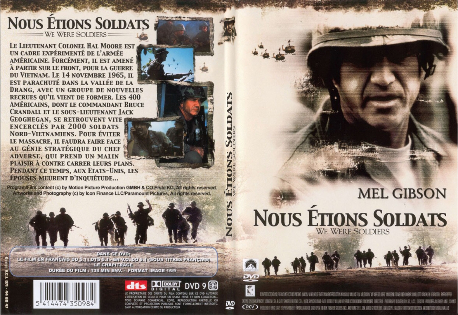 Jaquette DVD Nous tions soldats - SLIM