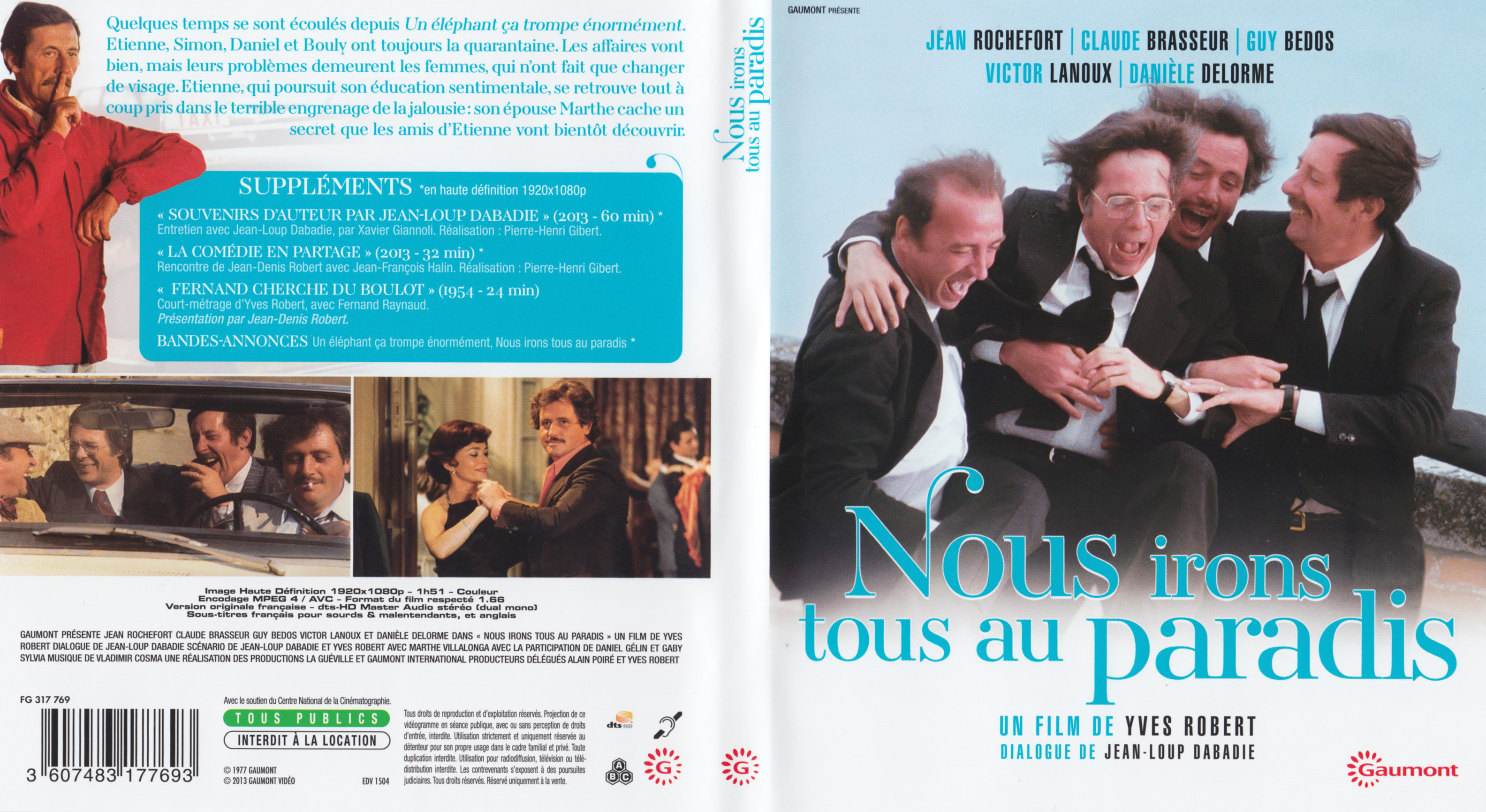 Jaquette DVD Nous irons tous au paradis (BLU-RAY)