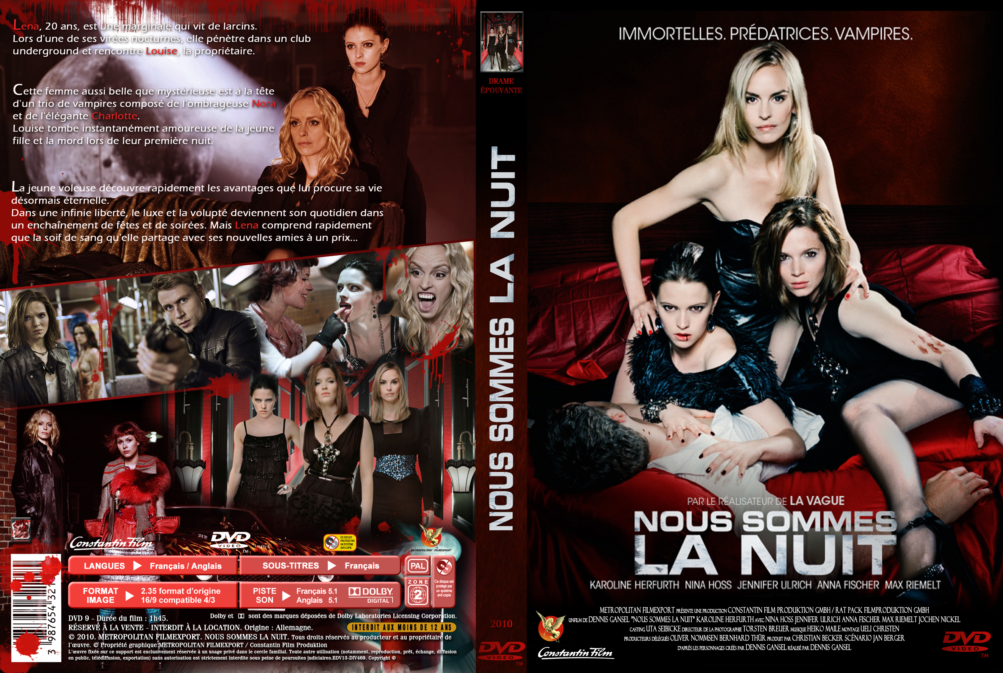 Jaquette DVD Nous somme la nuit custom