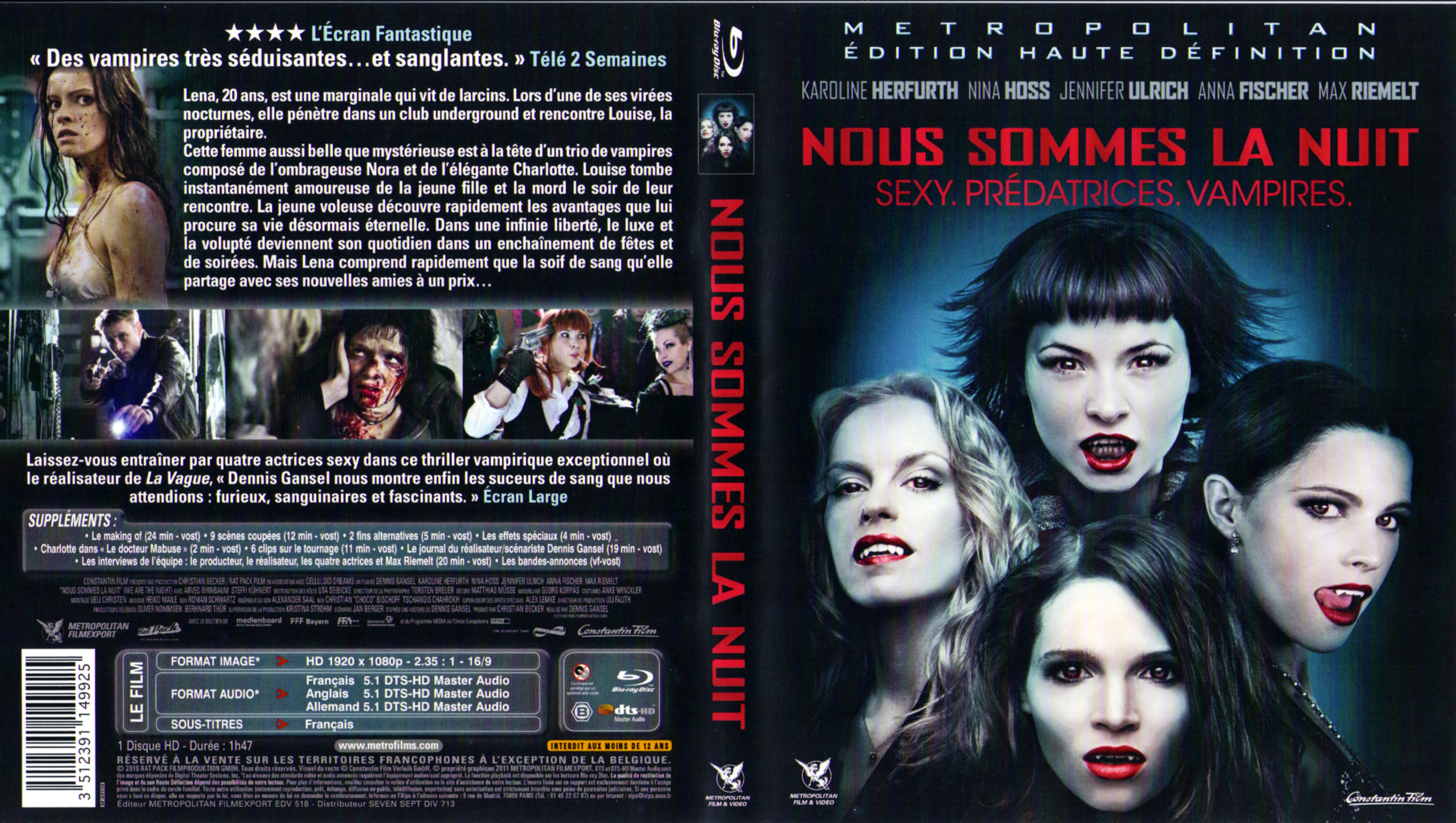 Jaquette DVD Nous sommes la nuit (BLU-RAY)