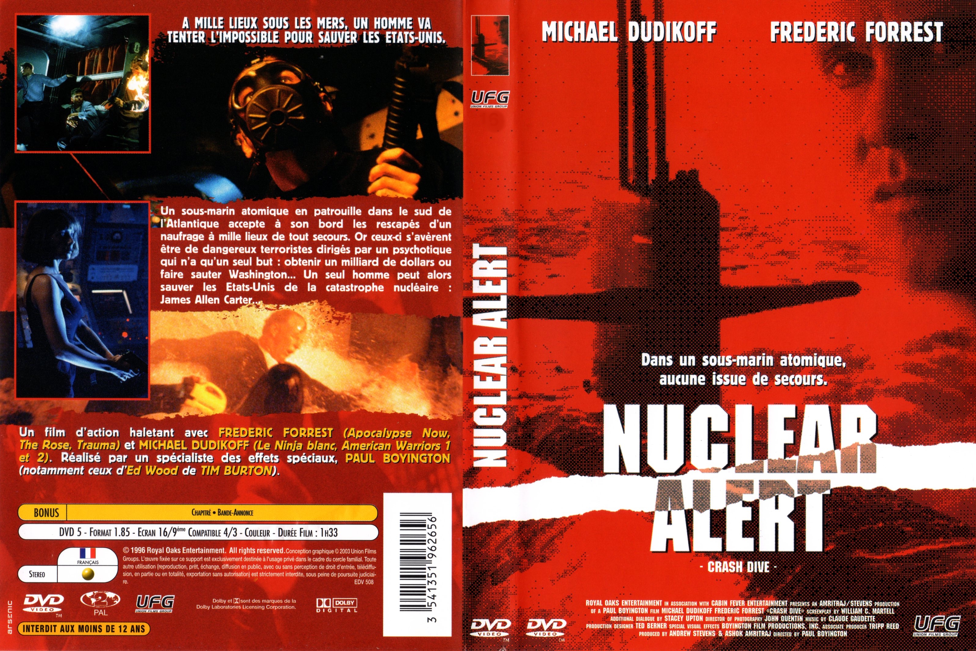 Jaquette DVD Nuclear Alert