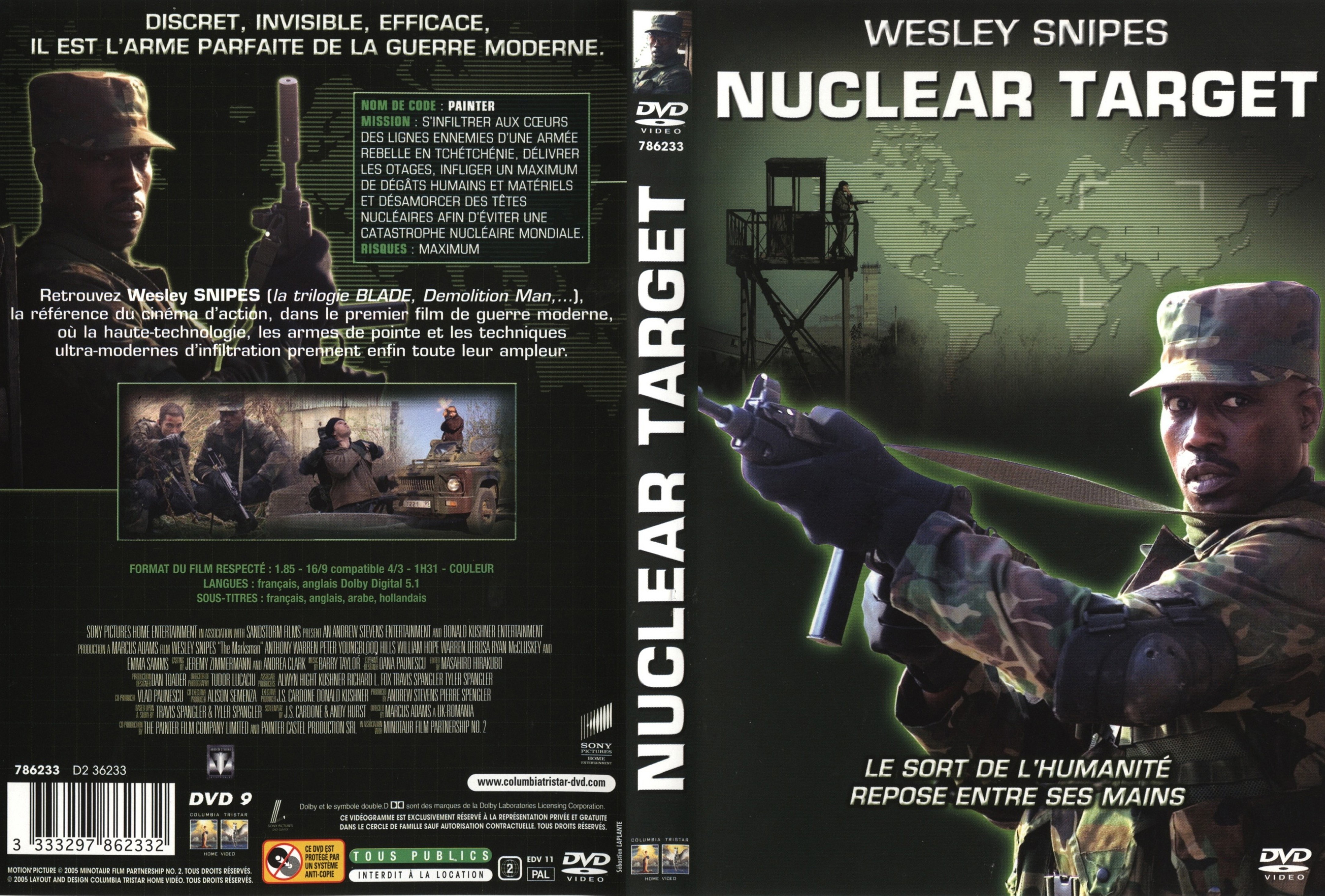 Jaquette DVD Nuclear target