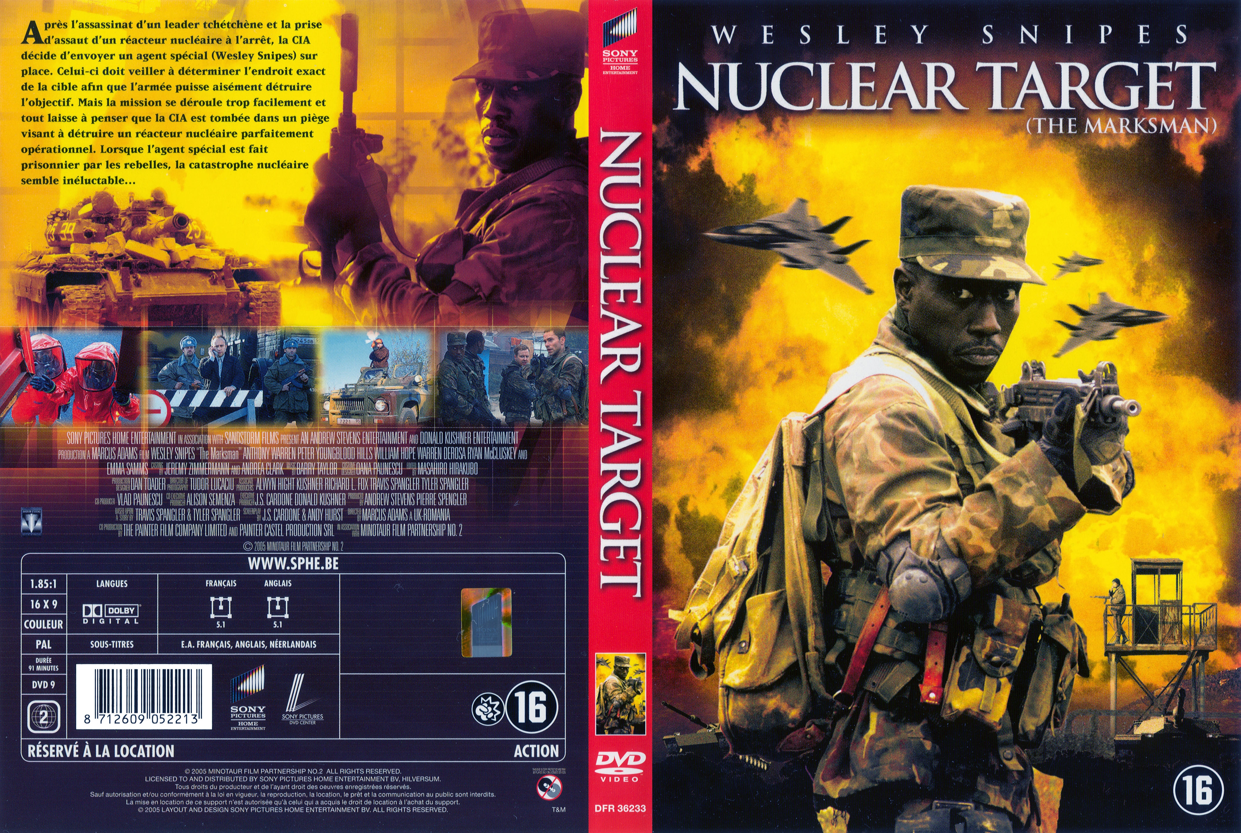 Jaquette DVD Nuclear target v3