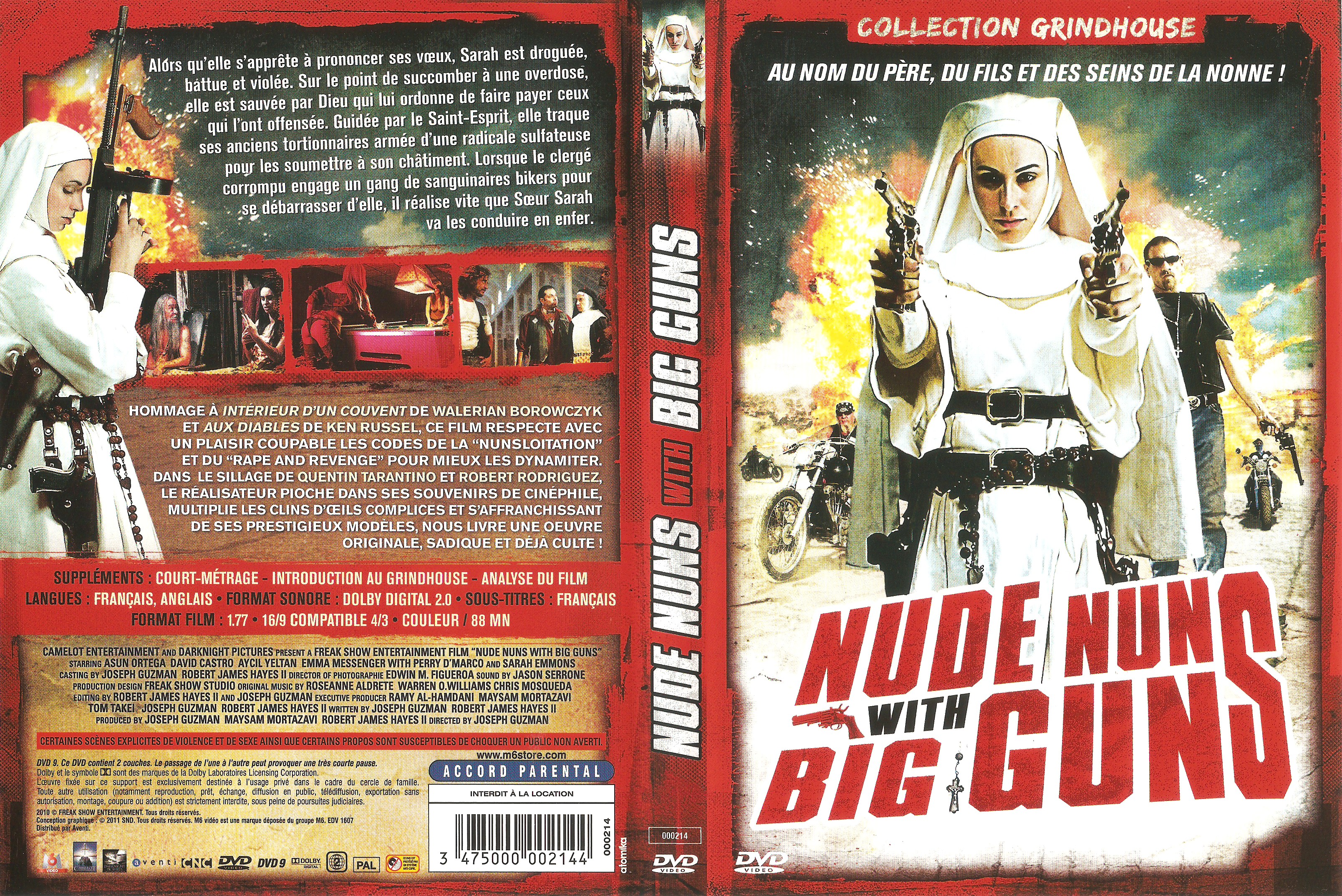 Jaquette DVD Nude Nuns With Big Guns