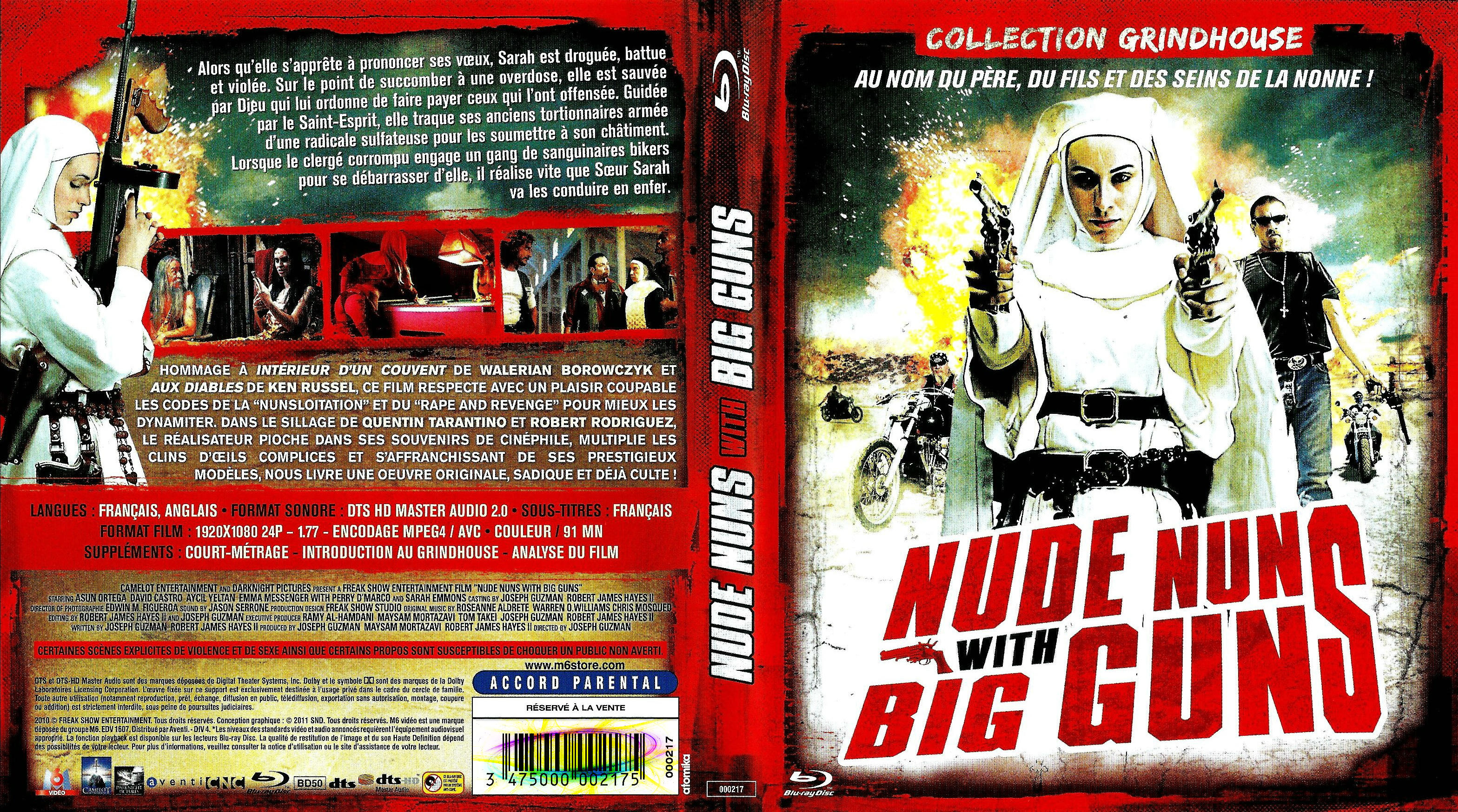 Jaquette DVD Nude Nuns With Big Guns (BLU-RAY)