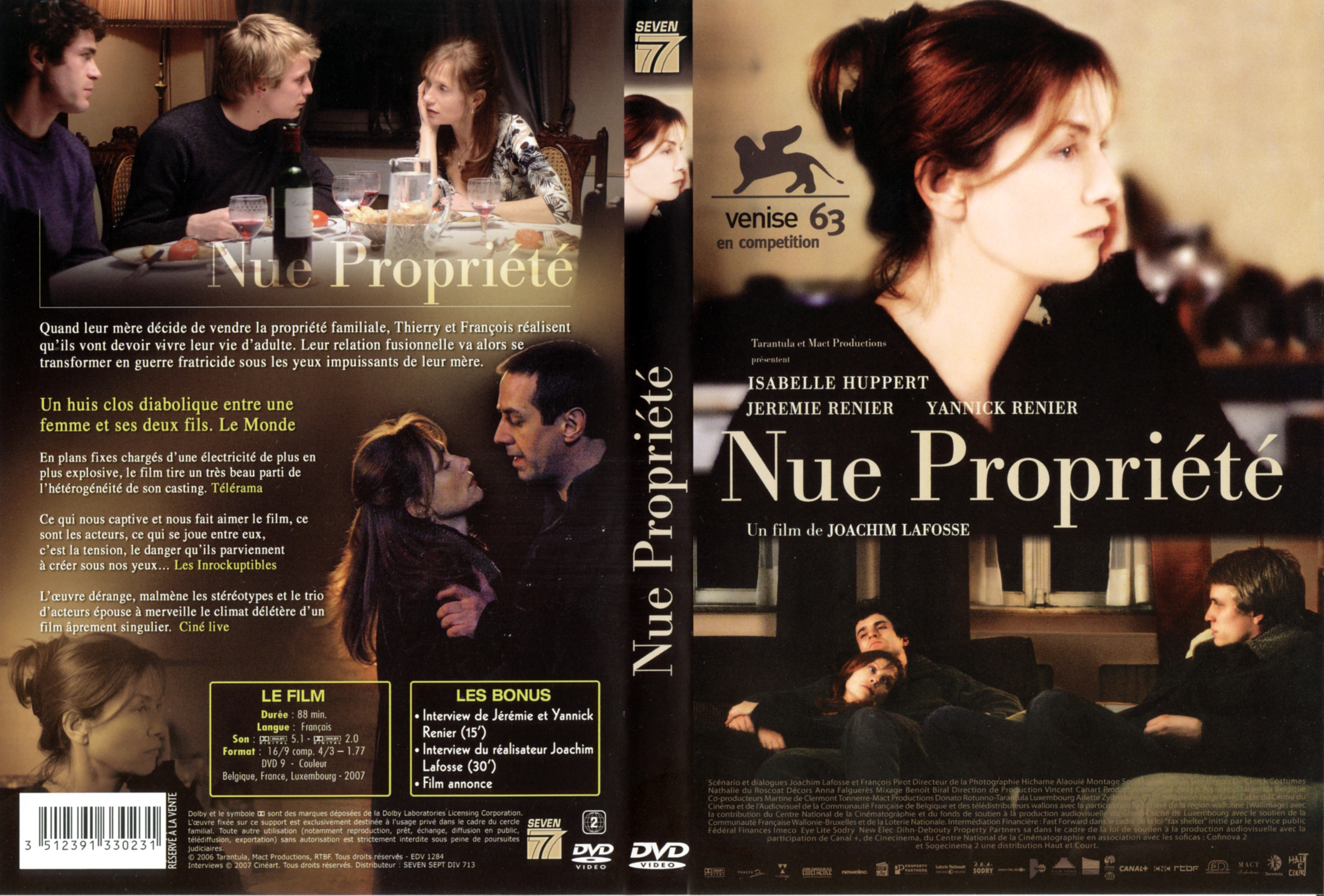 Jaquette DVD Nue proprit