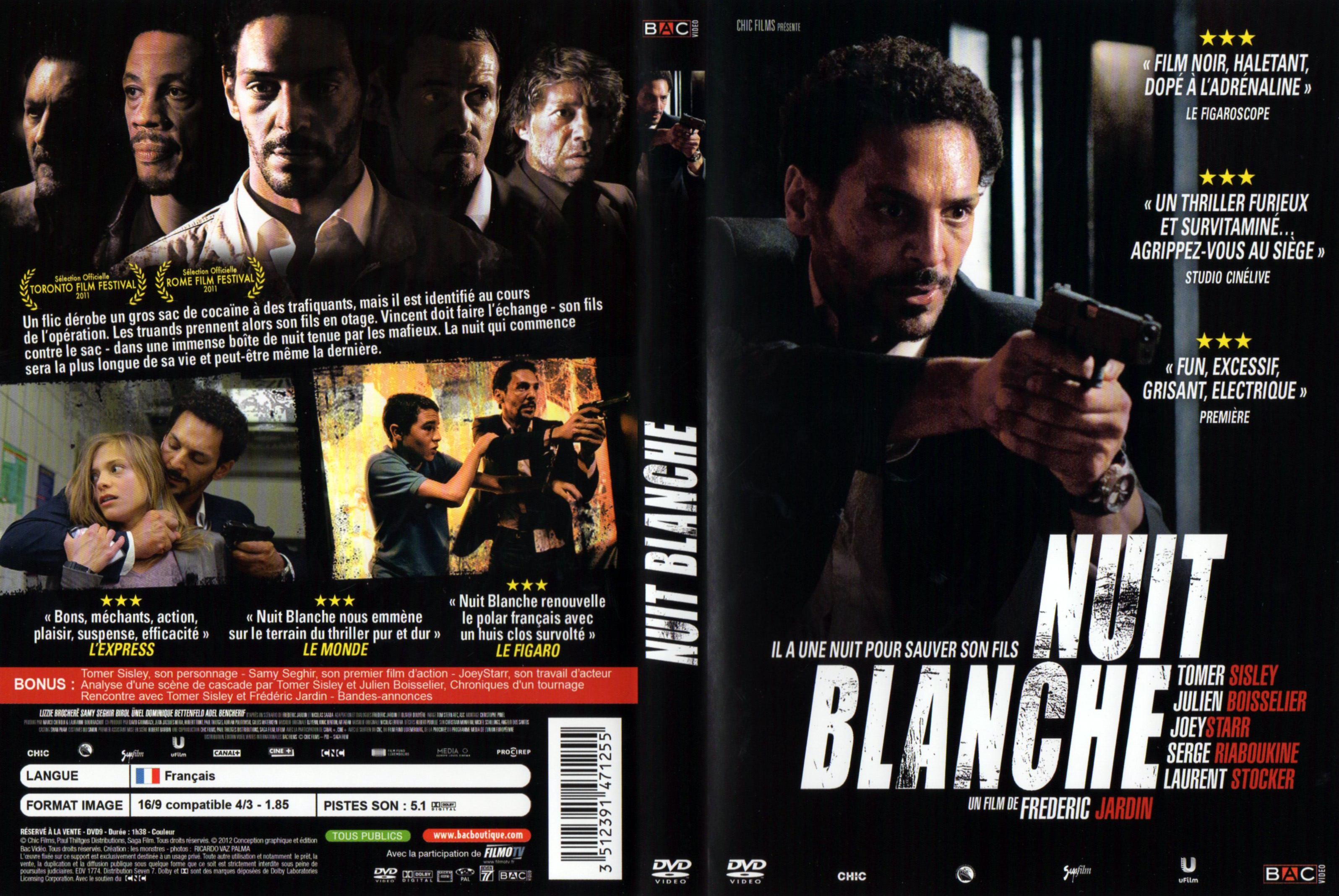 Jaquette DVD Nuit Blanche