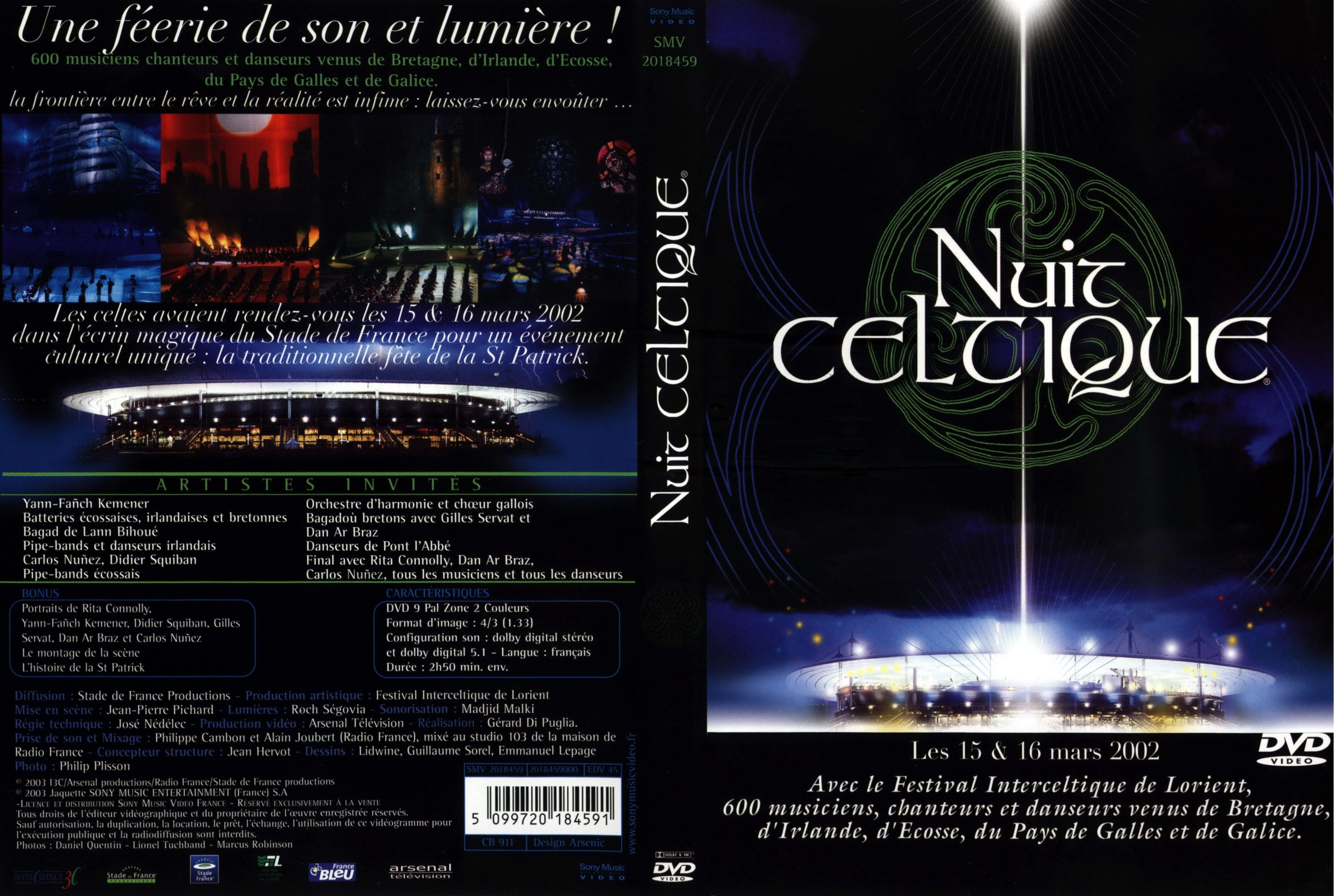 Jaquette DVD Nuit celtique