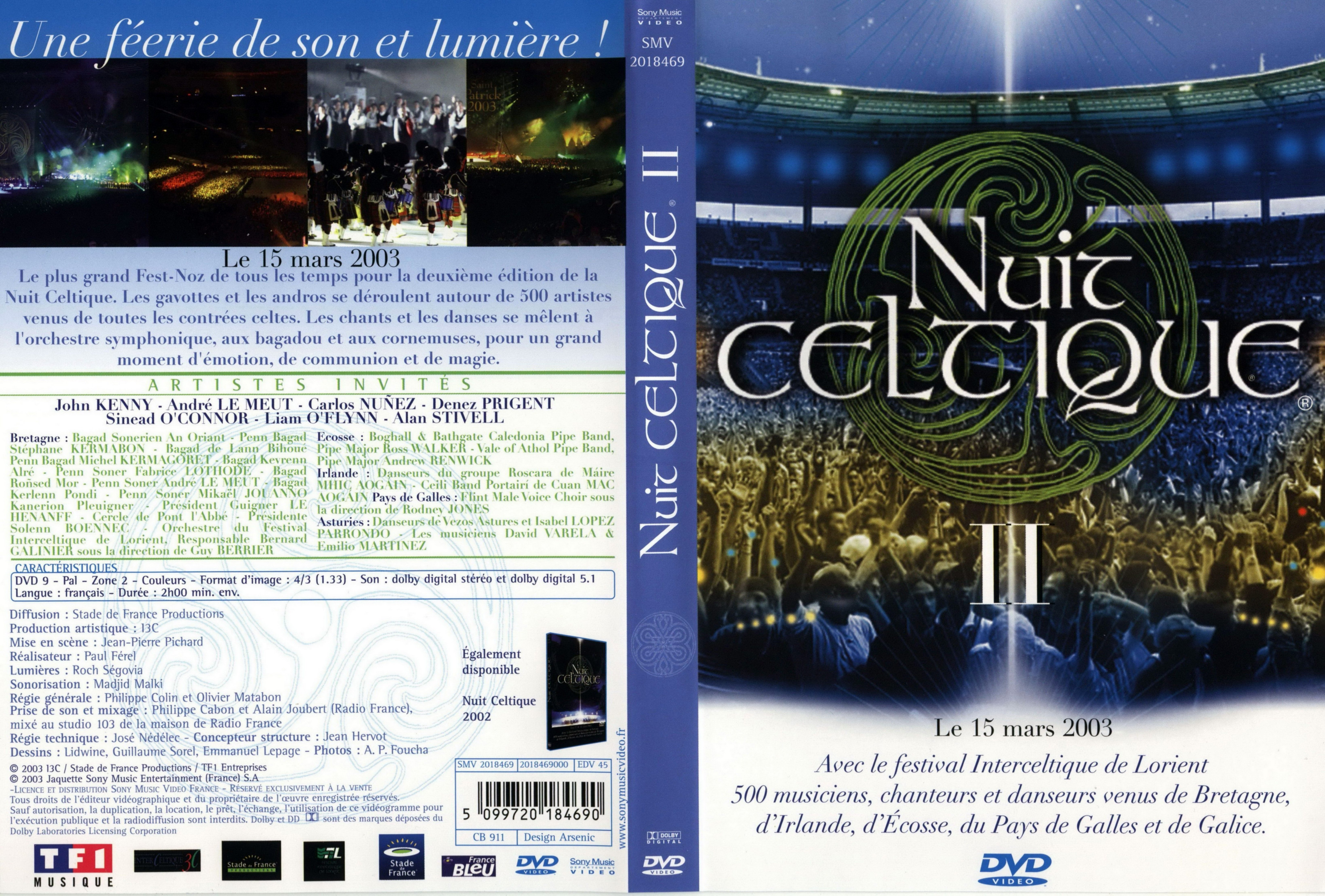 Jaquette DVD Nuit celtique 2