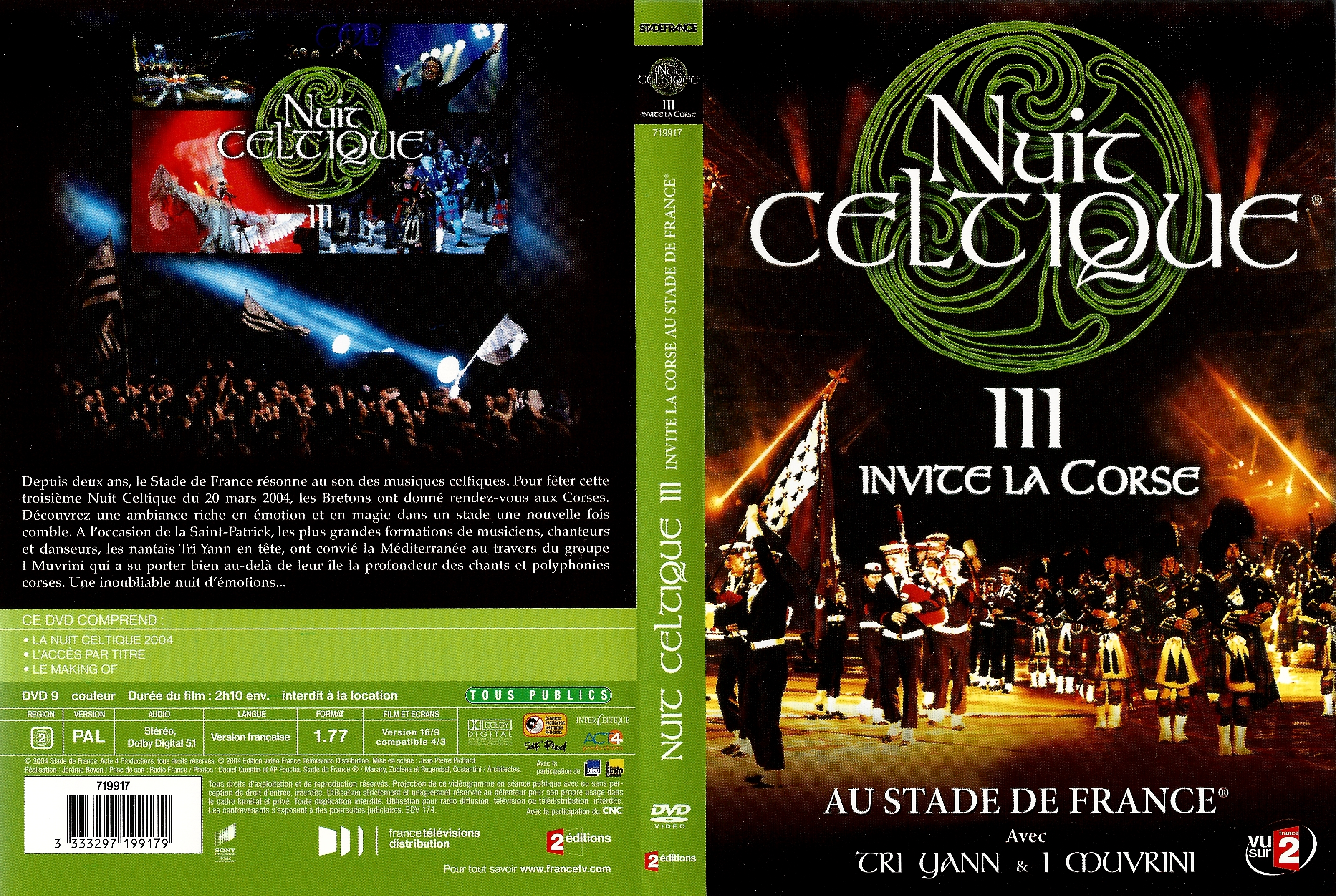 Jaquette DVD Nuit celtique 3 v2