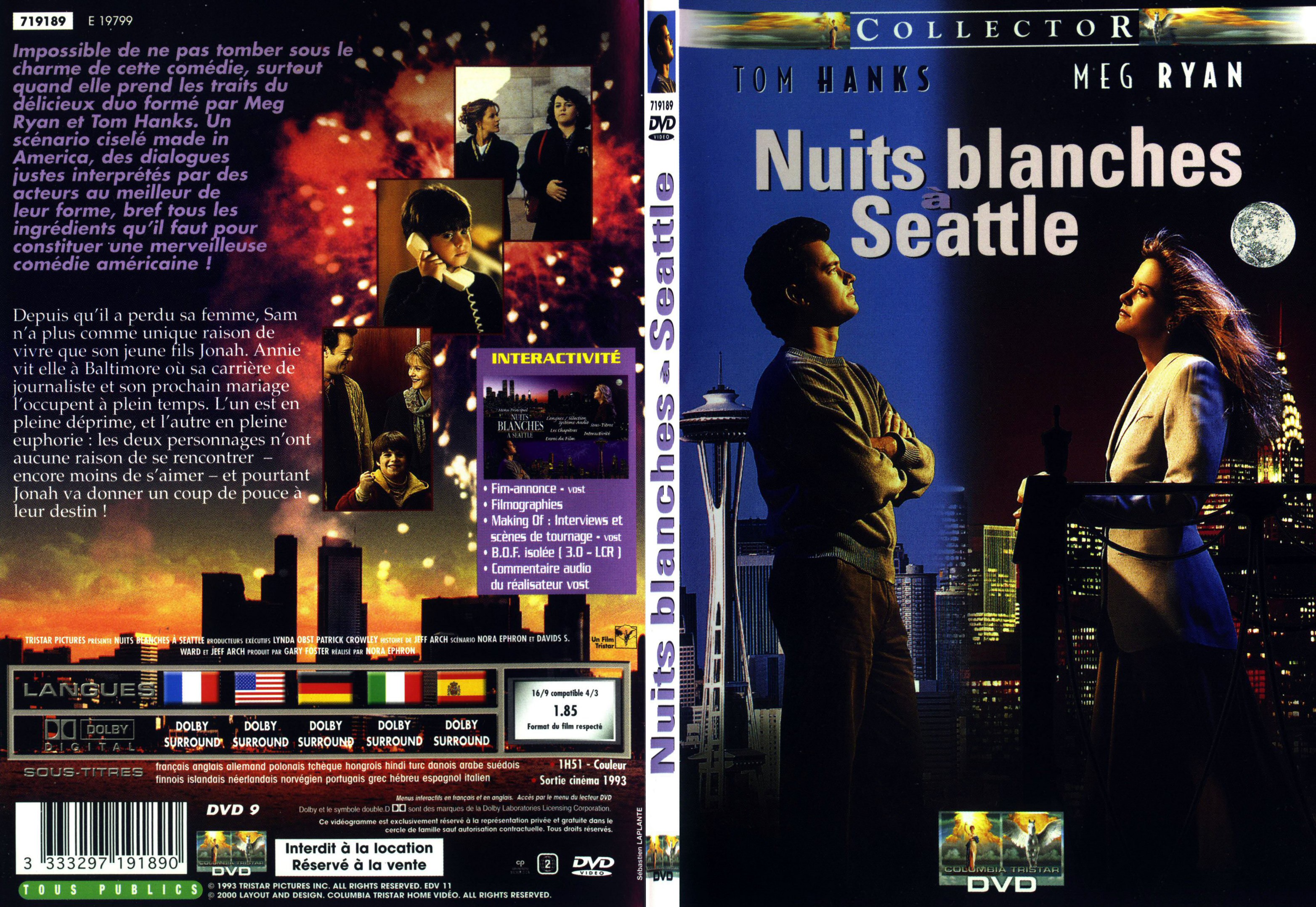 Jaquette DVD Nuits blanches  Seattle - SLIM