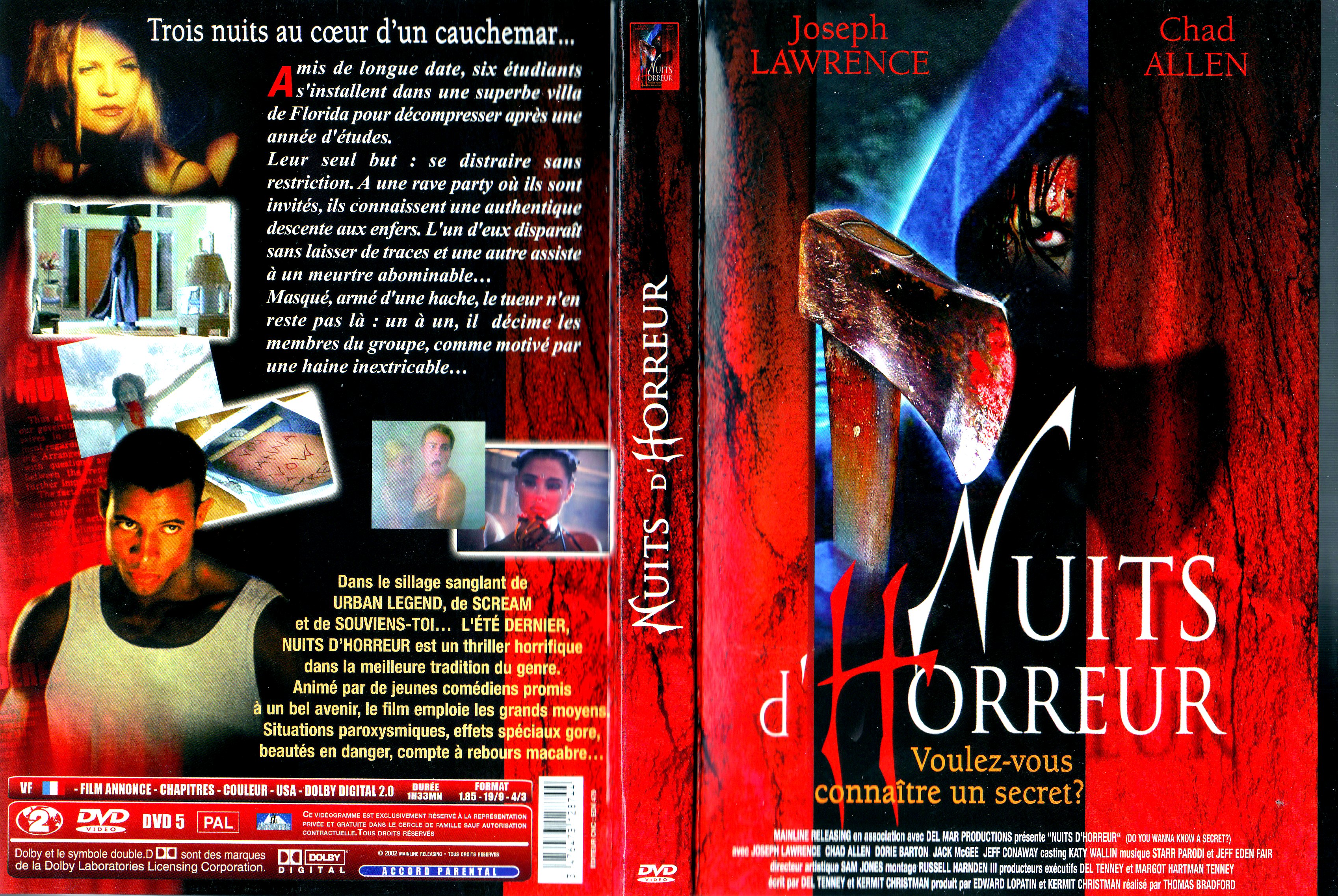 Jaquette DVD Nuits d