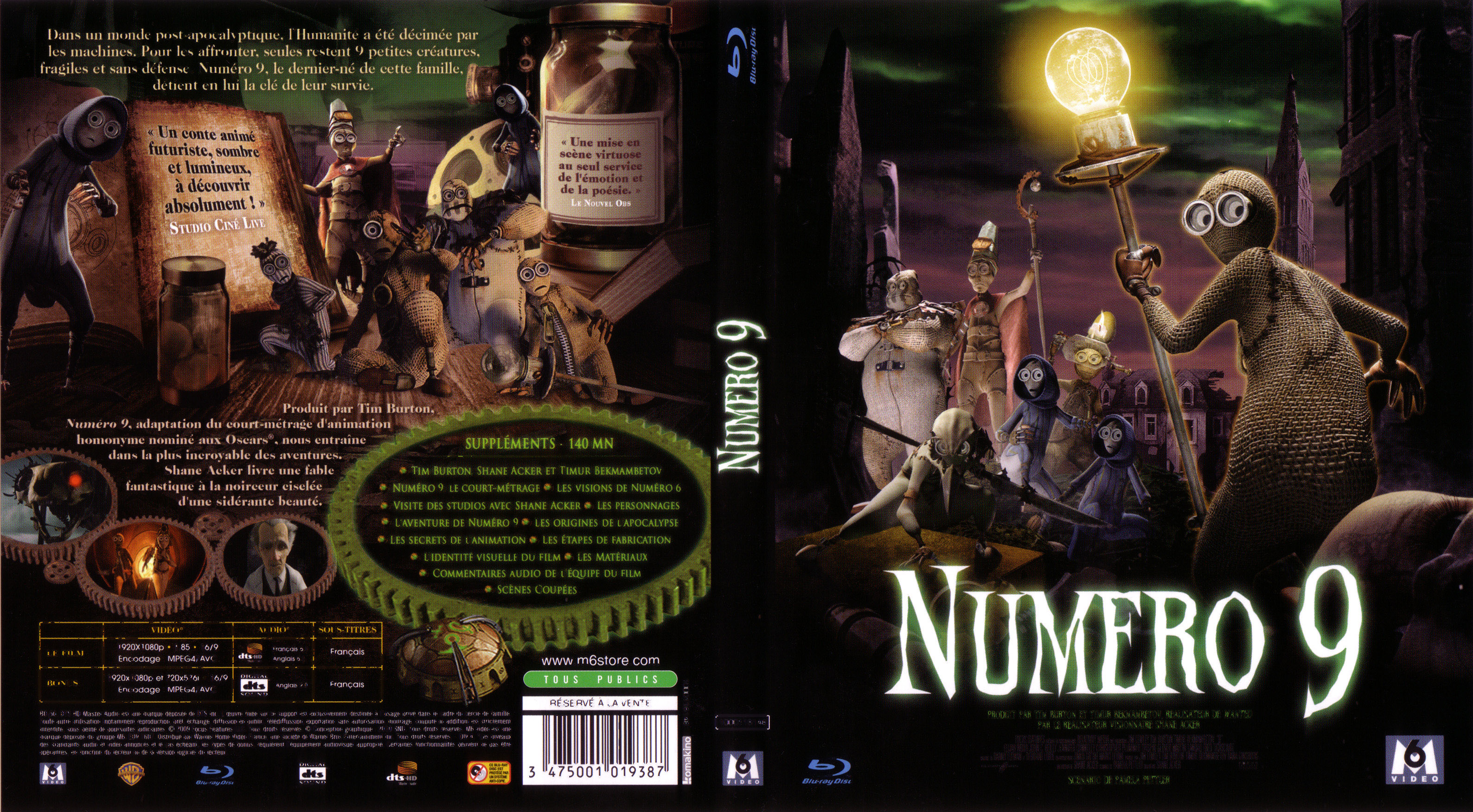 Jaquette DVD Numero 9 (BLU-RAY)