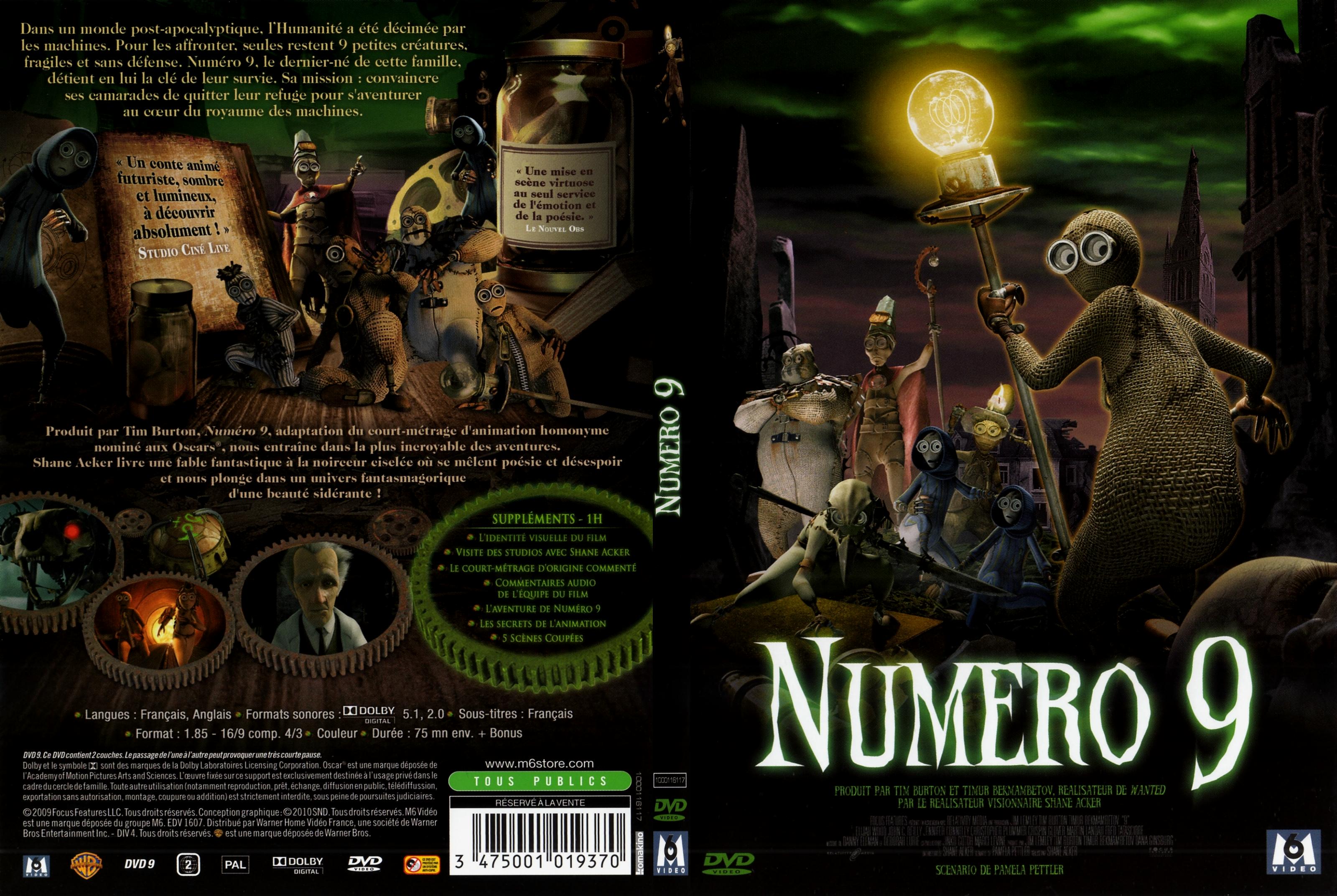 Jaquette DVD Numero 9 - SLIM