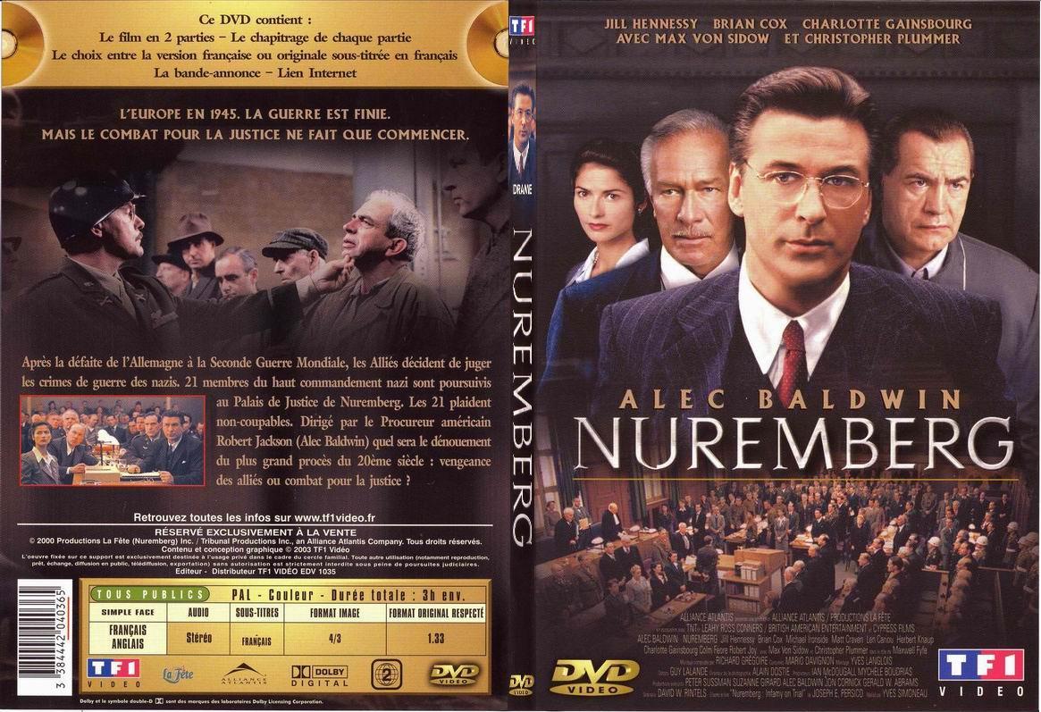 Jaquette DVD Nuremberg - SLIM