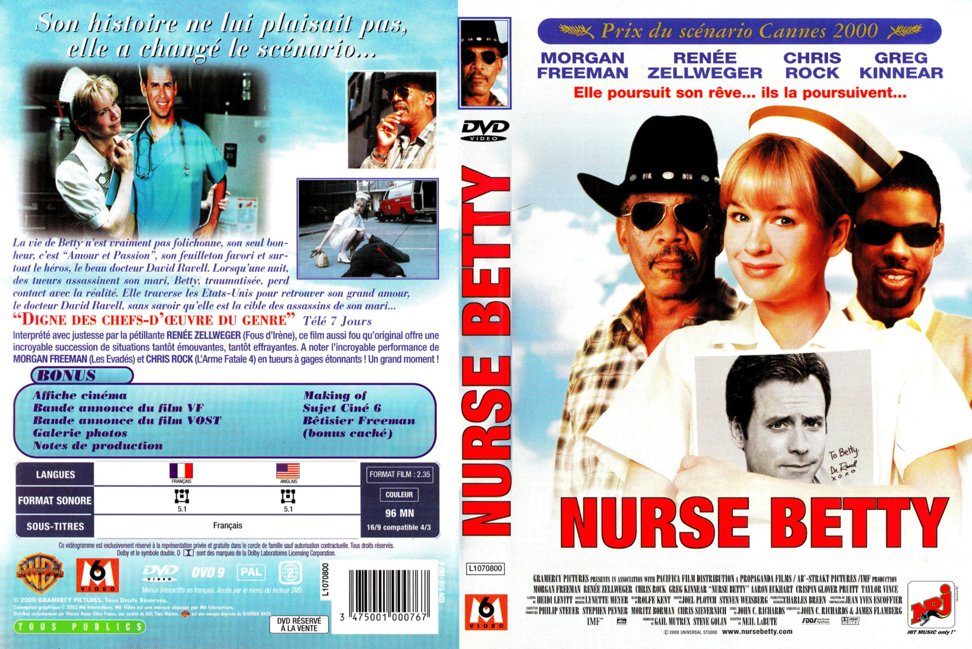 Jaquette DVD Nurse Betty v2