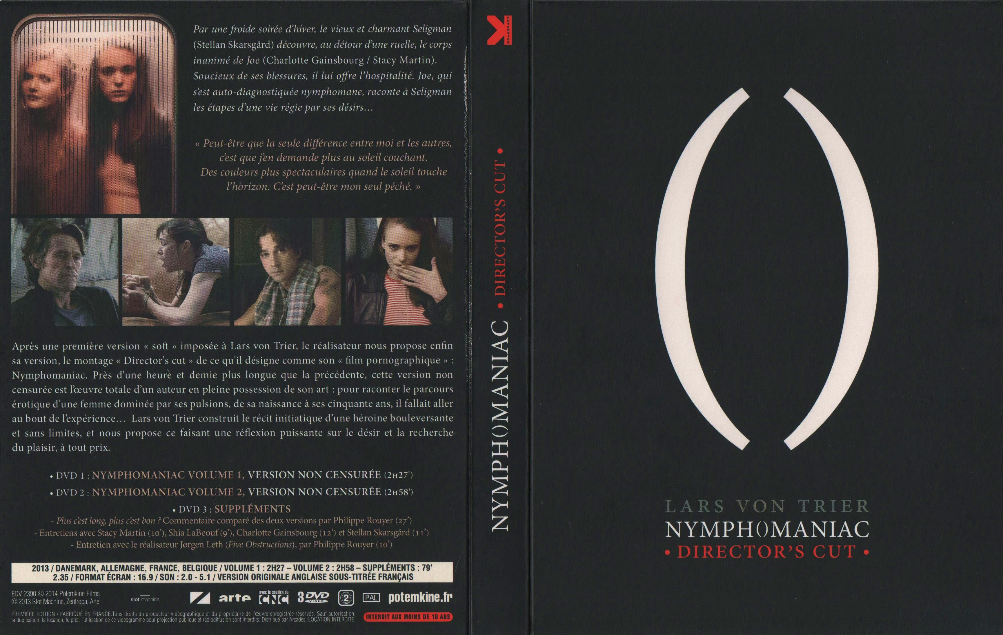 Jaquette DVD Nymphomaniac (director