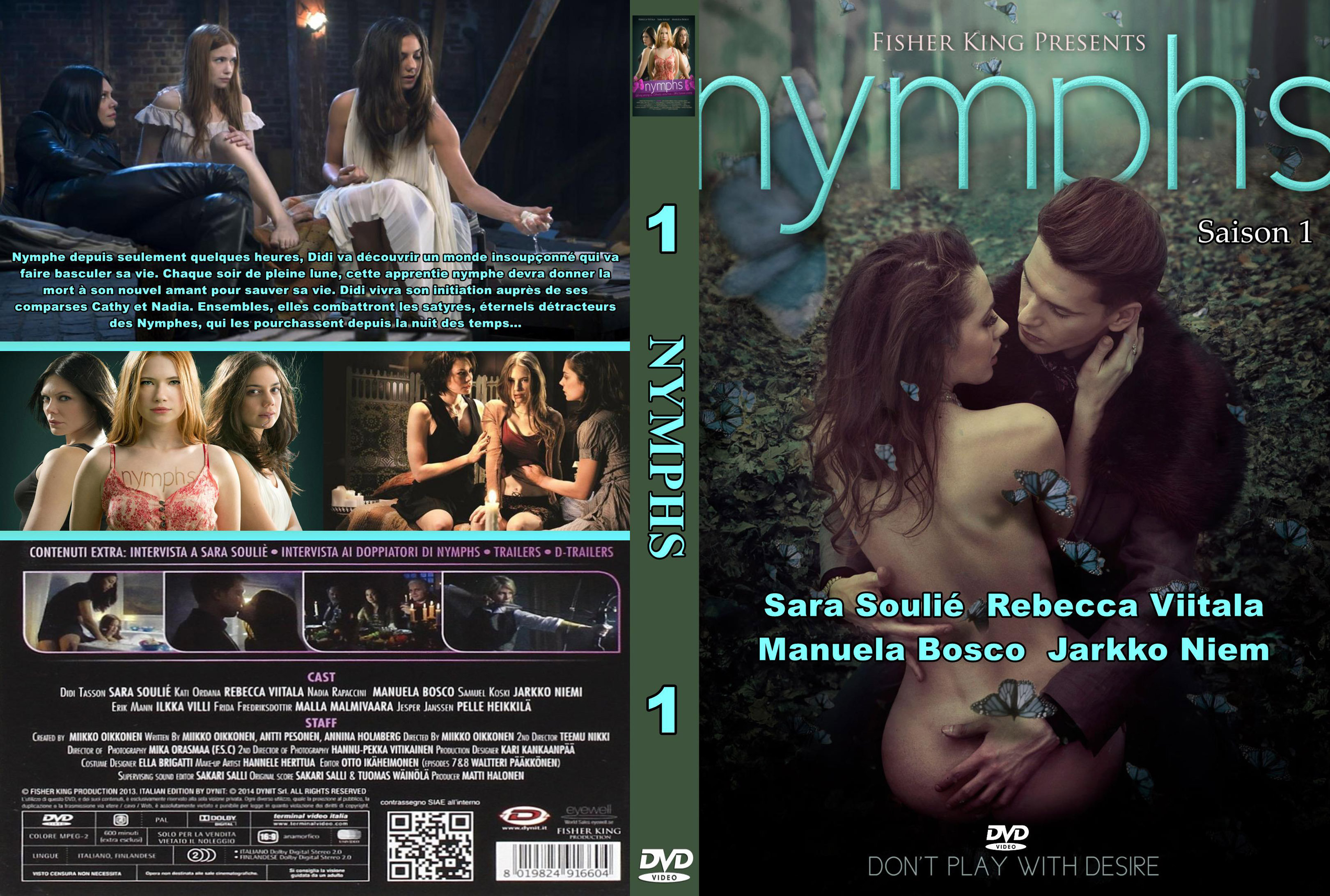 Jaquette DVD Nymphs saison 1 custom