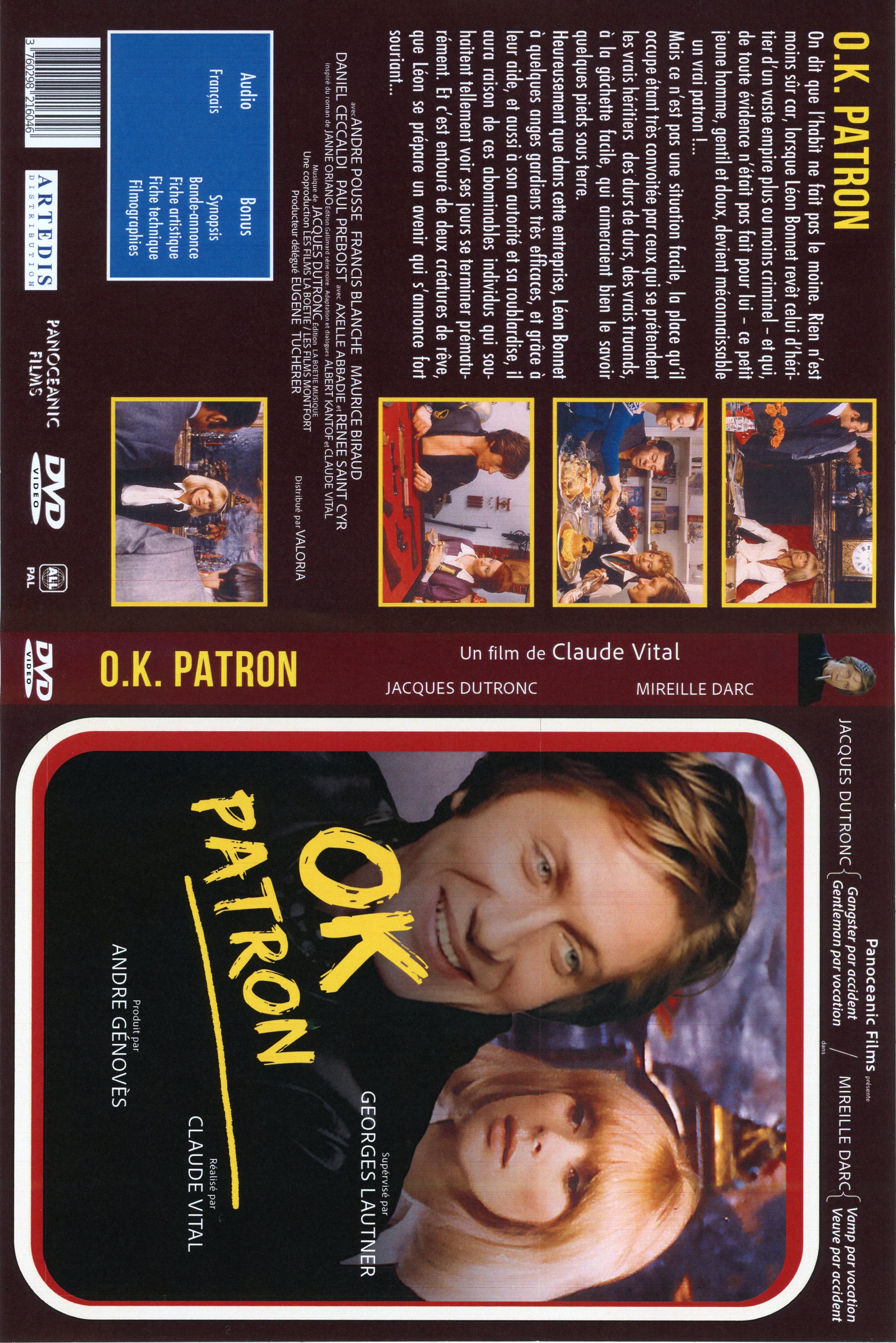 Jaquette DVD OK patron 