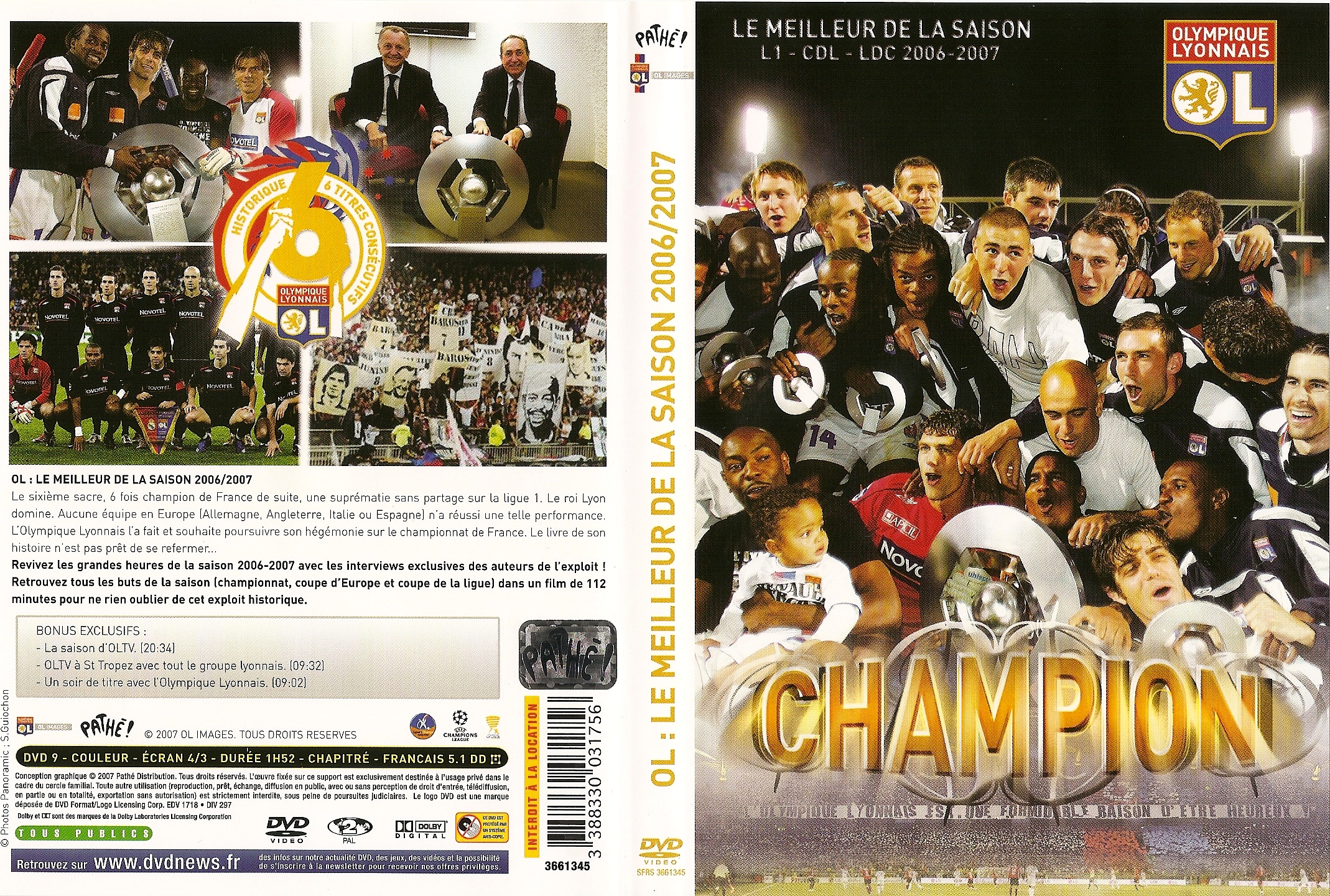 Jaquette DVD OL Saison 2006-2007