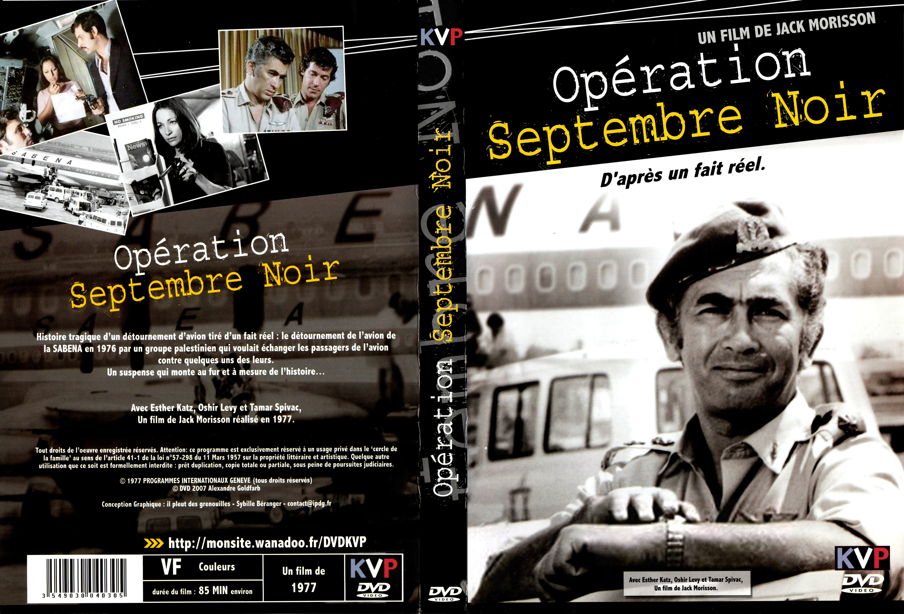 Jaquette DVD OPRATION SEPTEMBRE NOIR
