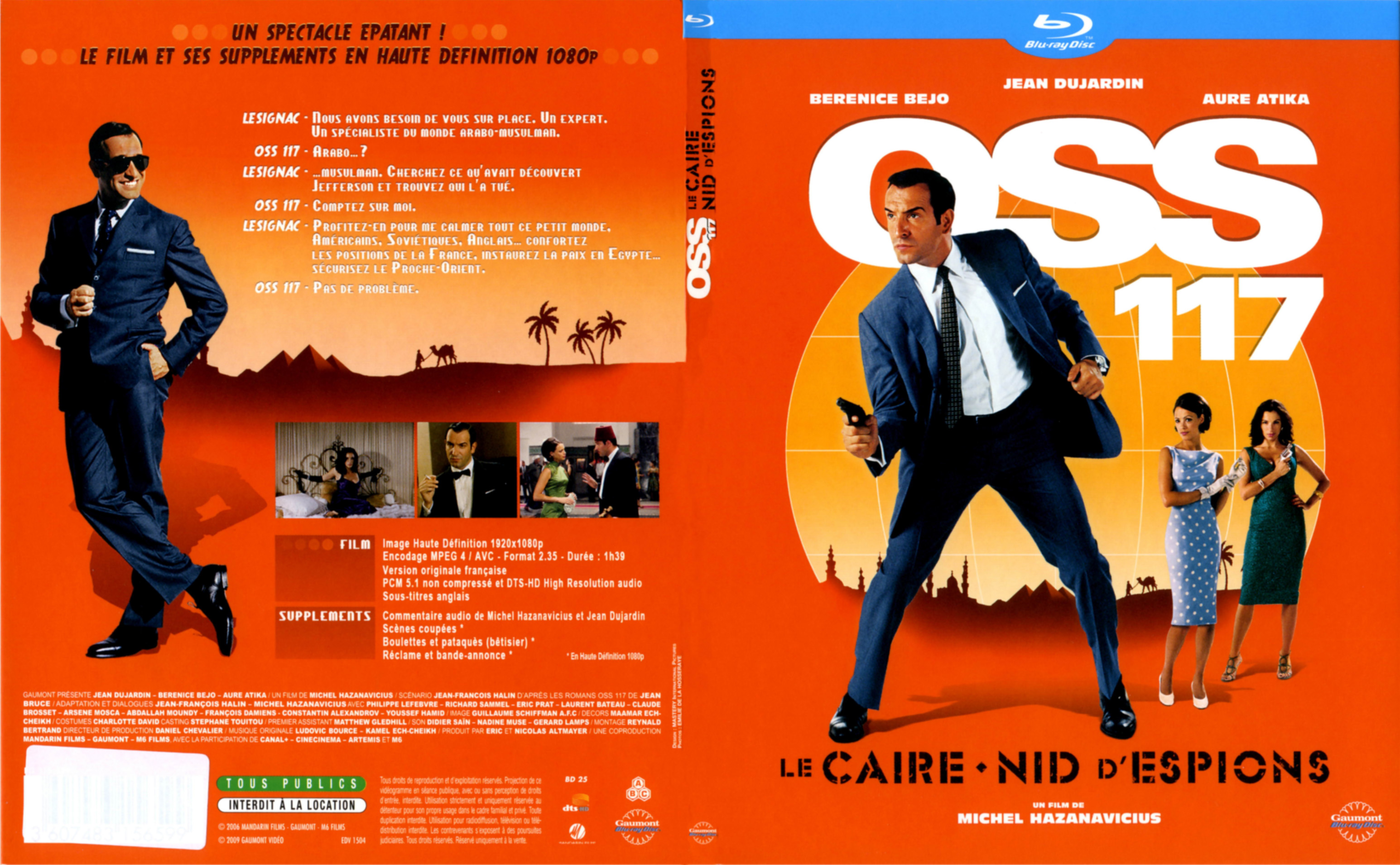 Jaquette DVD OSS 117 Le caire nid d