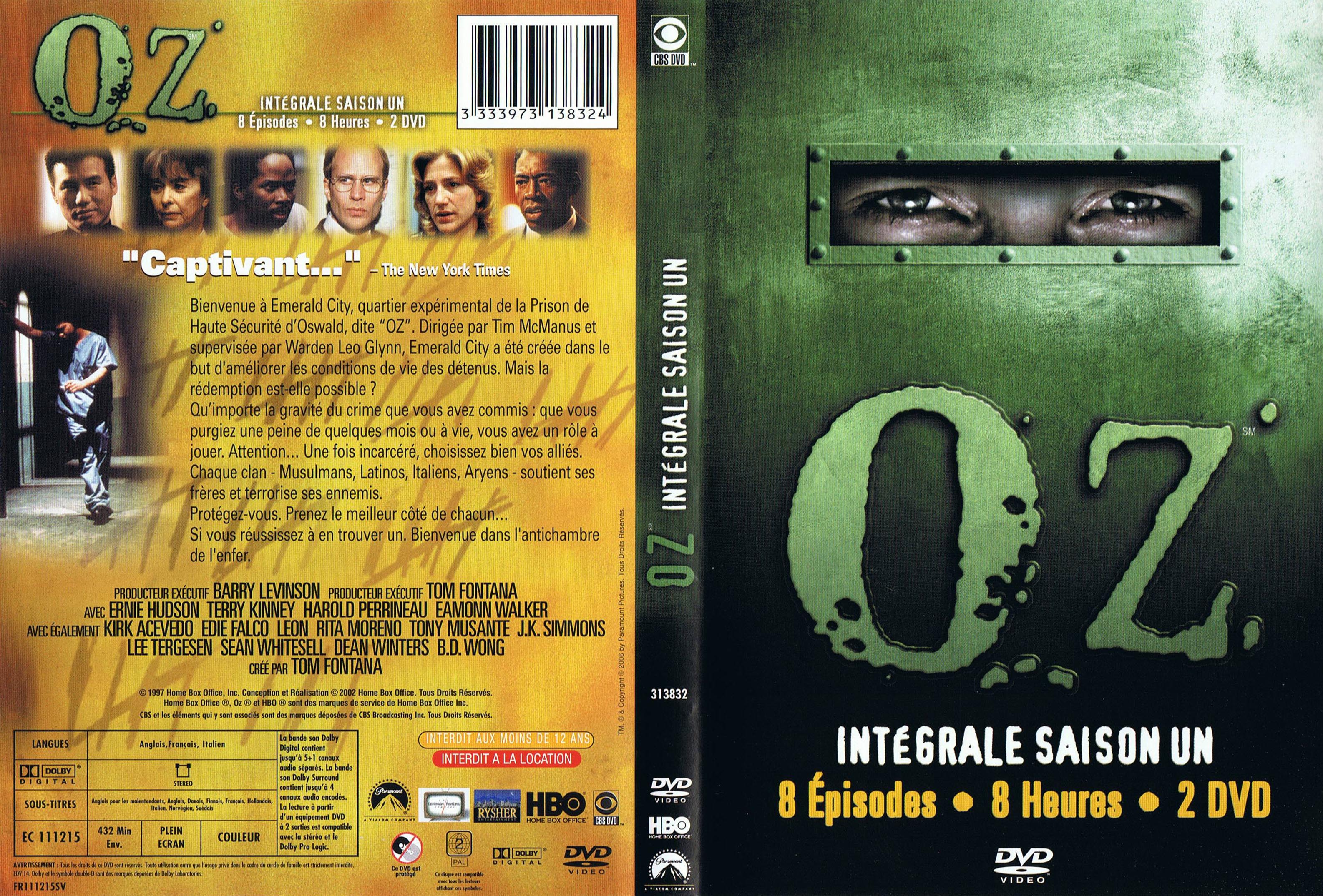 Jaquette DVD OZ saison 1