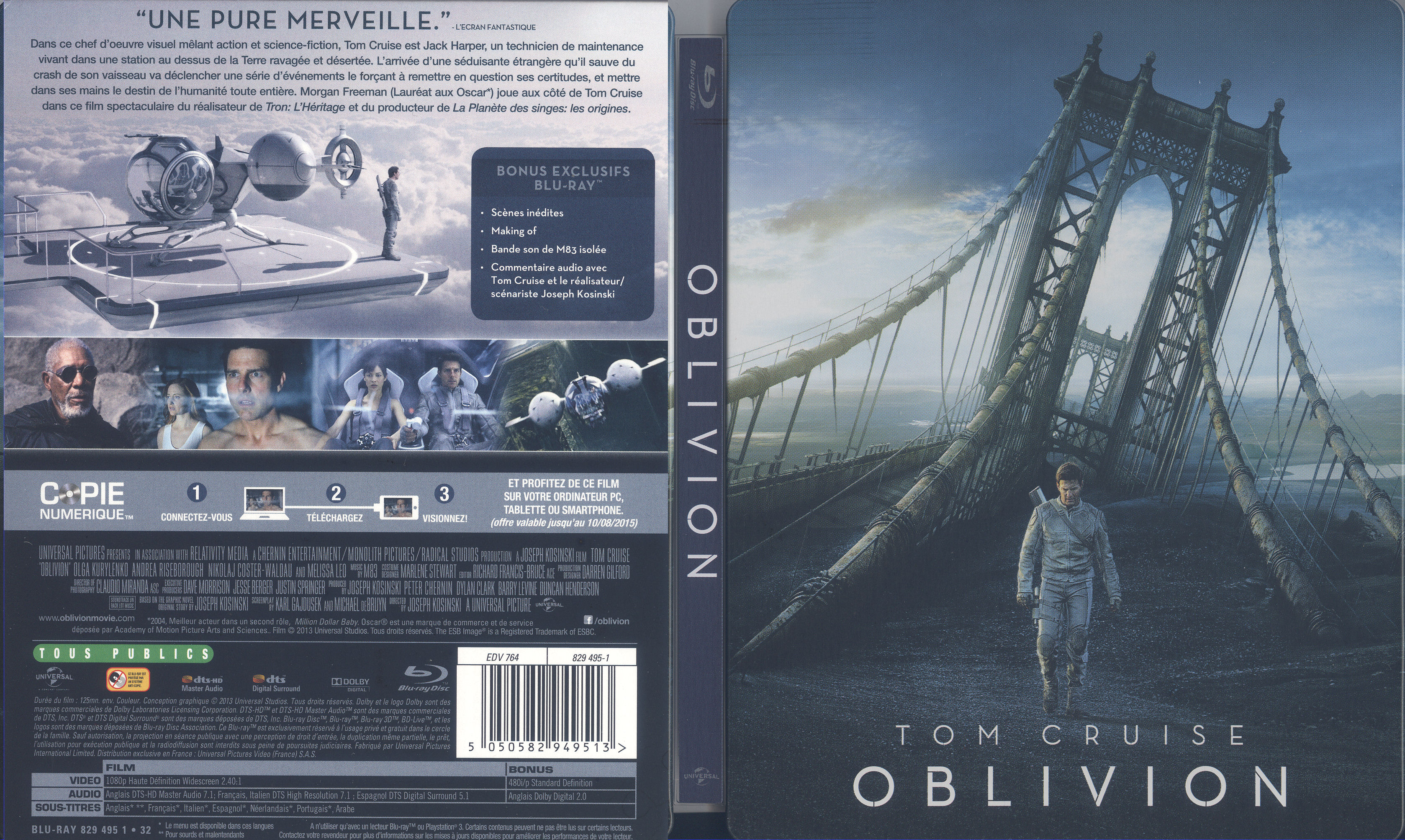 Jaquette DVD Oblivion (BLU-RAY) v2