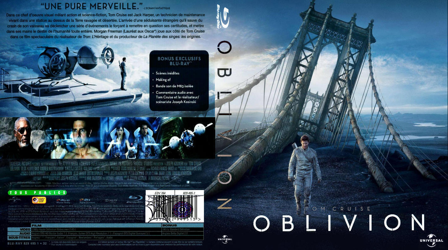 Jaquette DVD Oblivion (BLU-RAY) v3