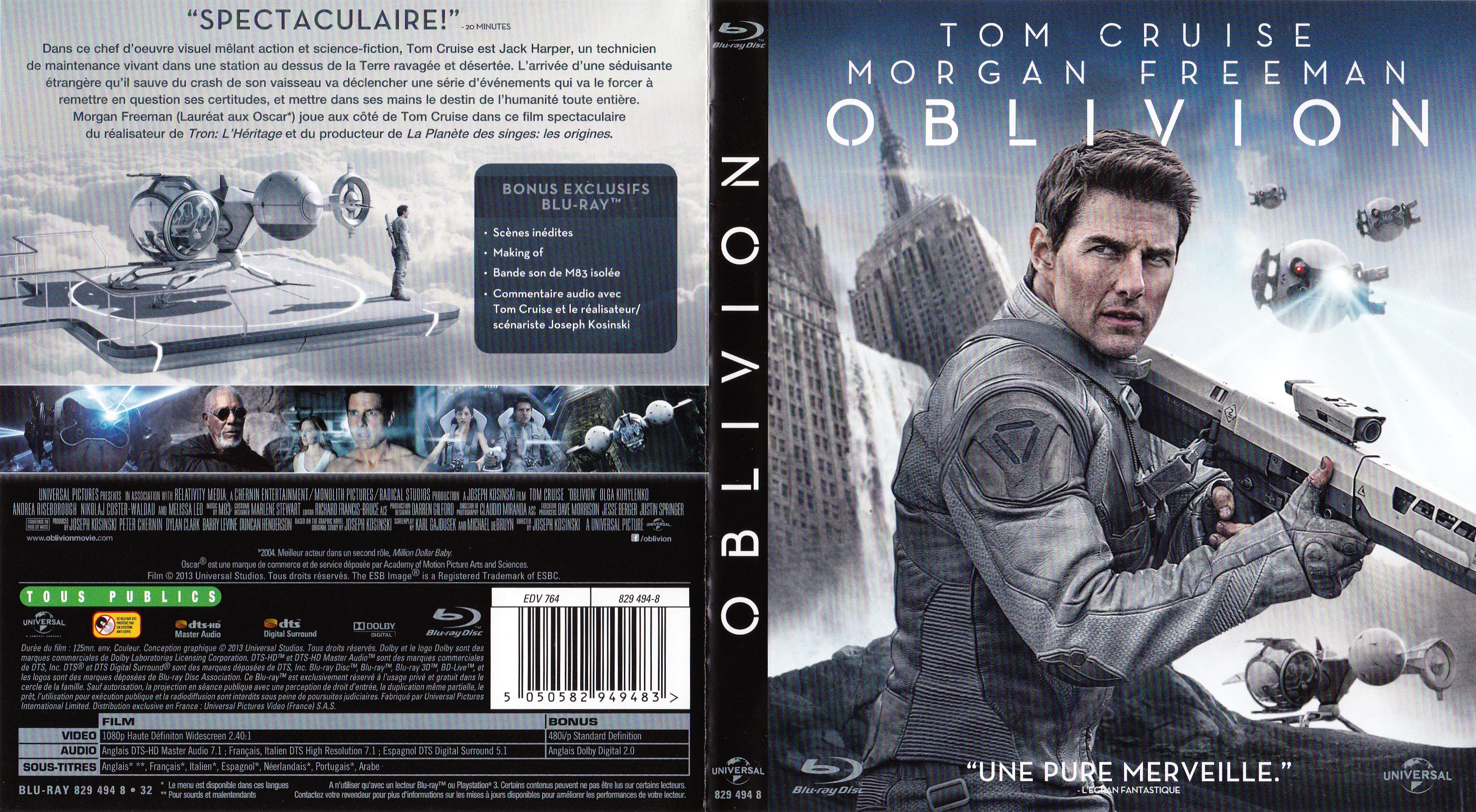 Jaquette DVD Oblivion (BLU-RAY) v5
