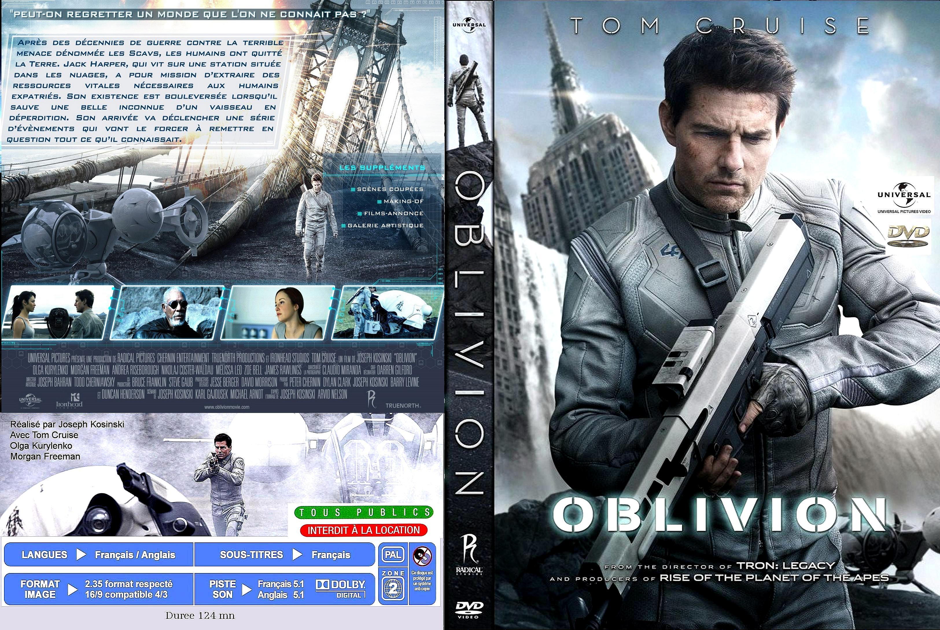 Jaquette DVD Oblivion custom