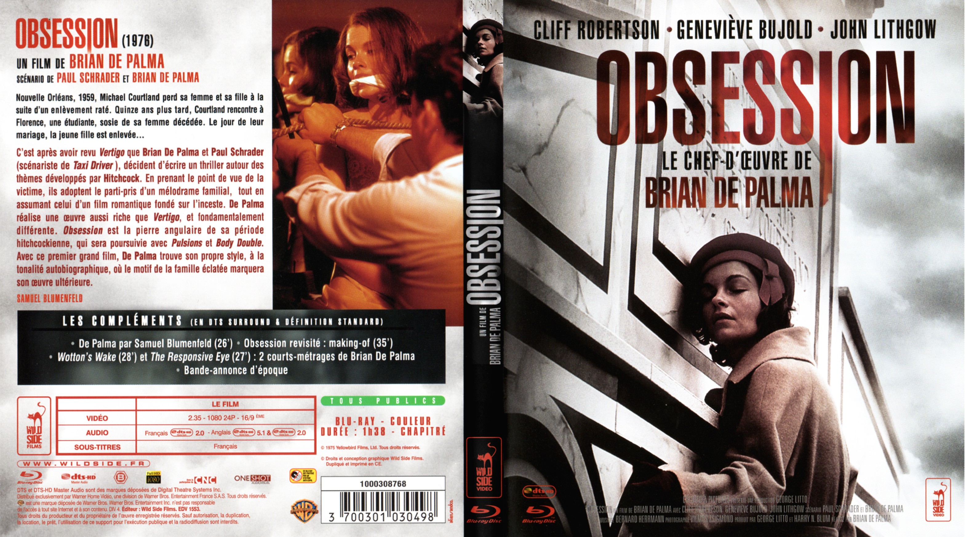 Jaquette DVD Obsession (BLU-RAY)
