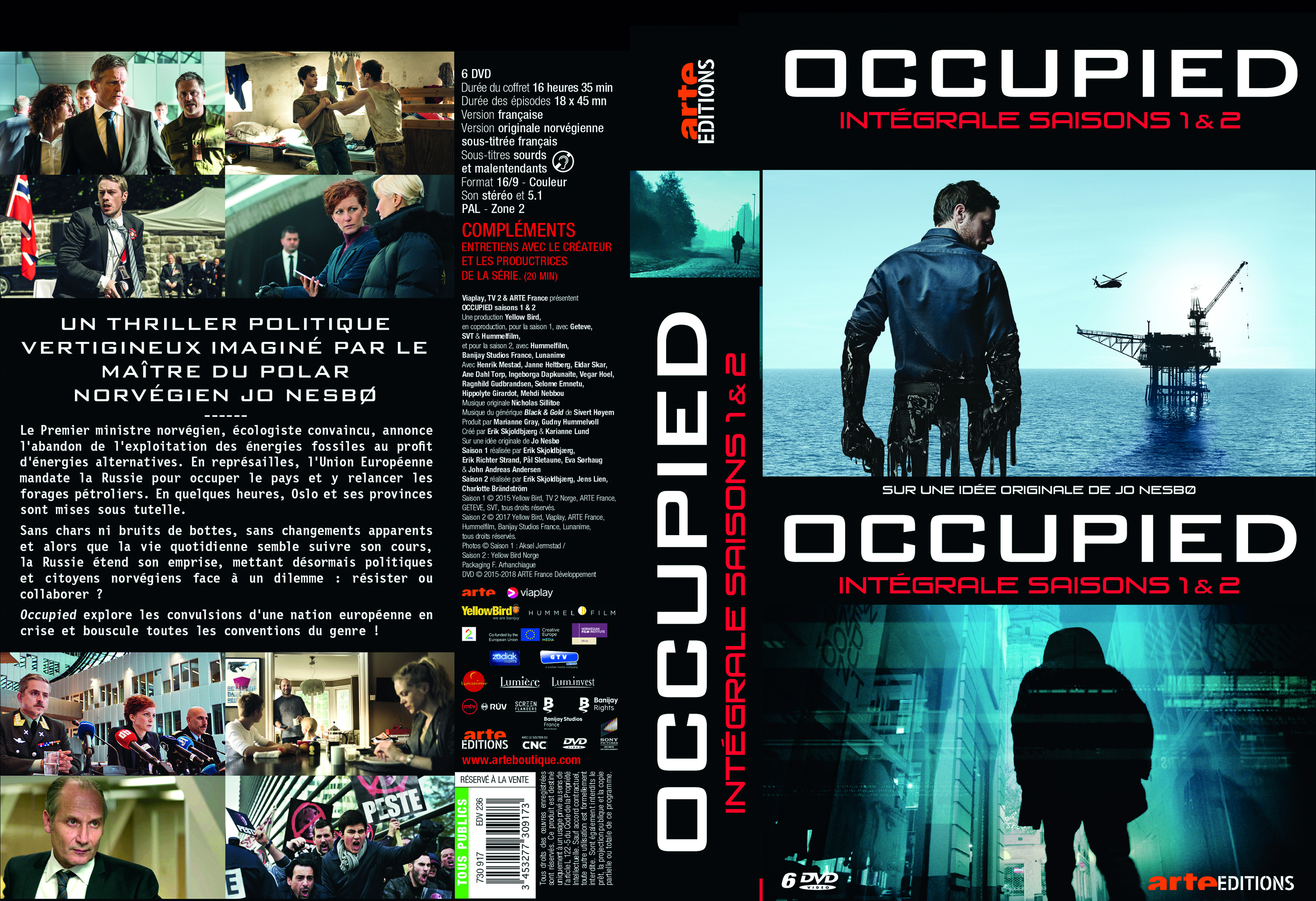 Jaquette DVD Occupied  Integrale Saisons 1 & 2 custom