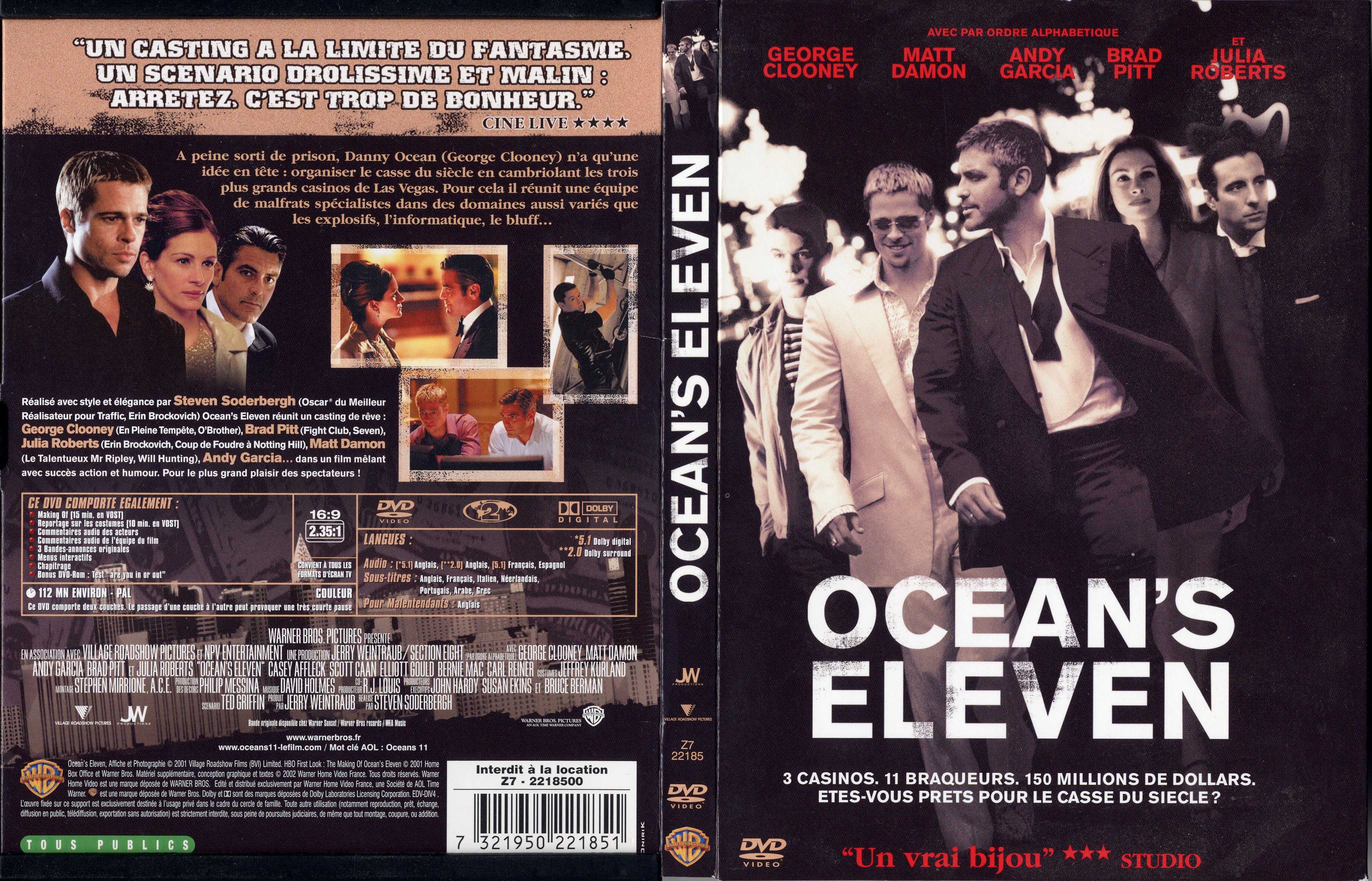 Jaquette DVD Ocean